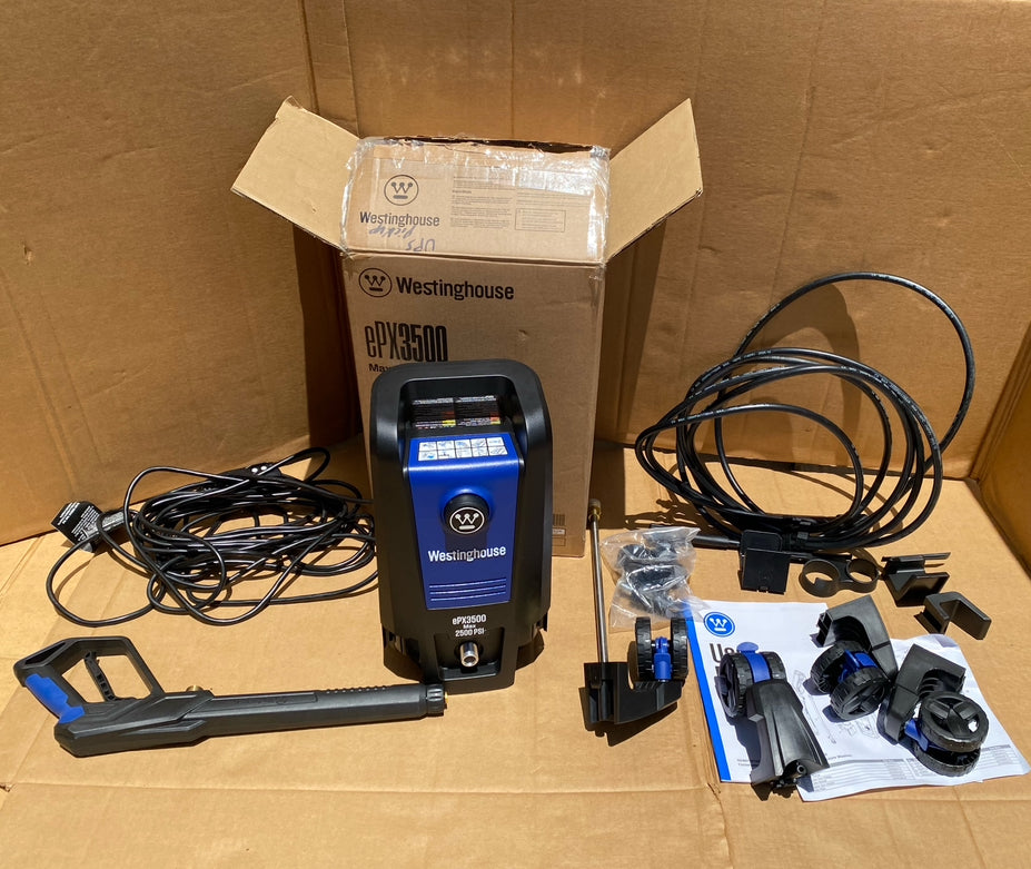 Westinghouse Electric Pressure Washer, 2500 Max PSI 1.76 Max GPM With Wheels