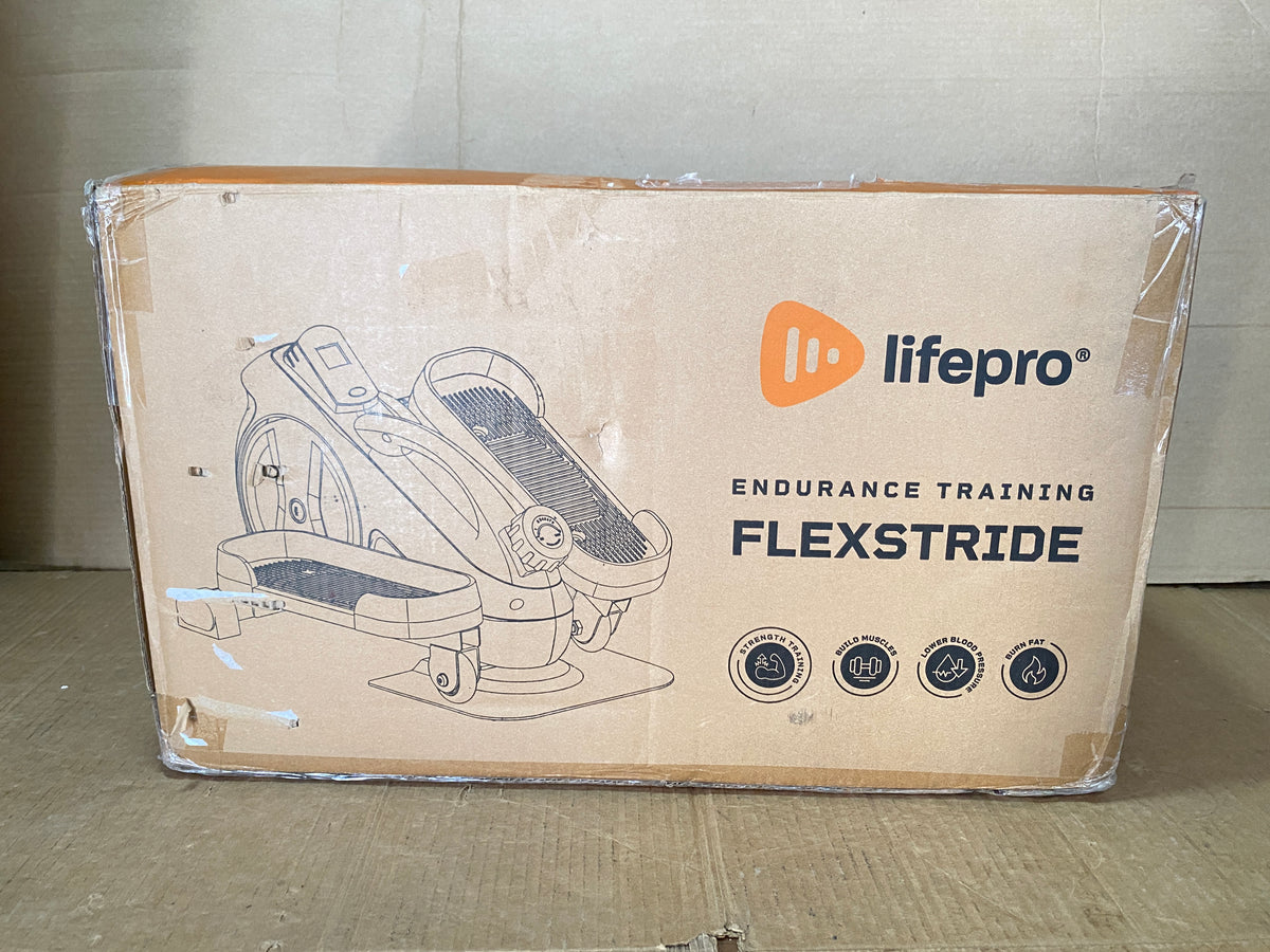 New Other Lifepro Flexstride Under Desk Black Elliptical With Carrying Handle