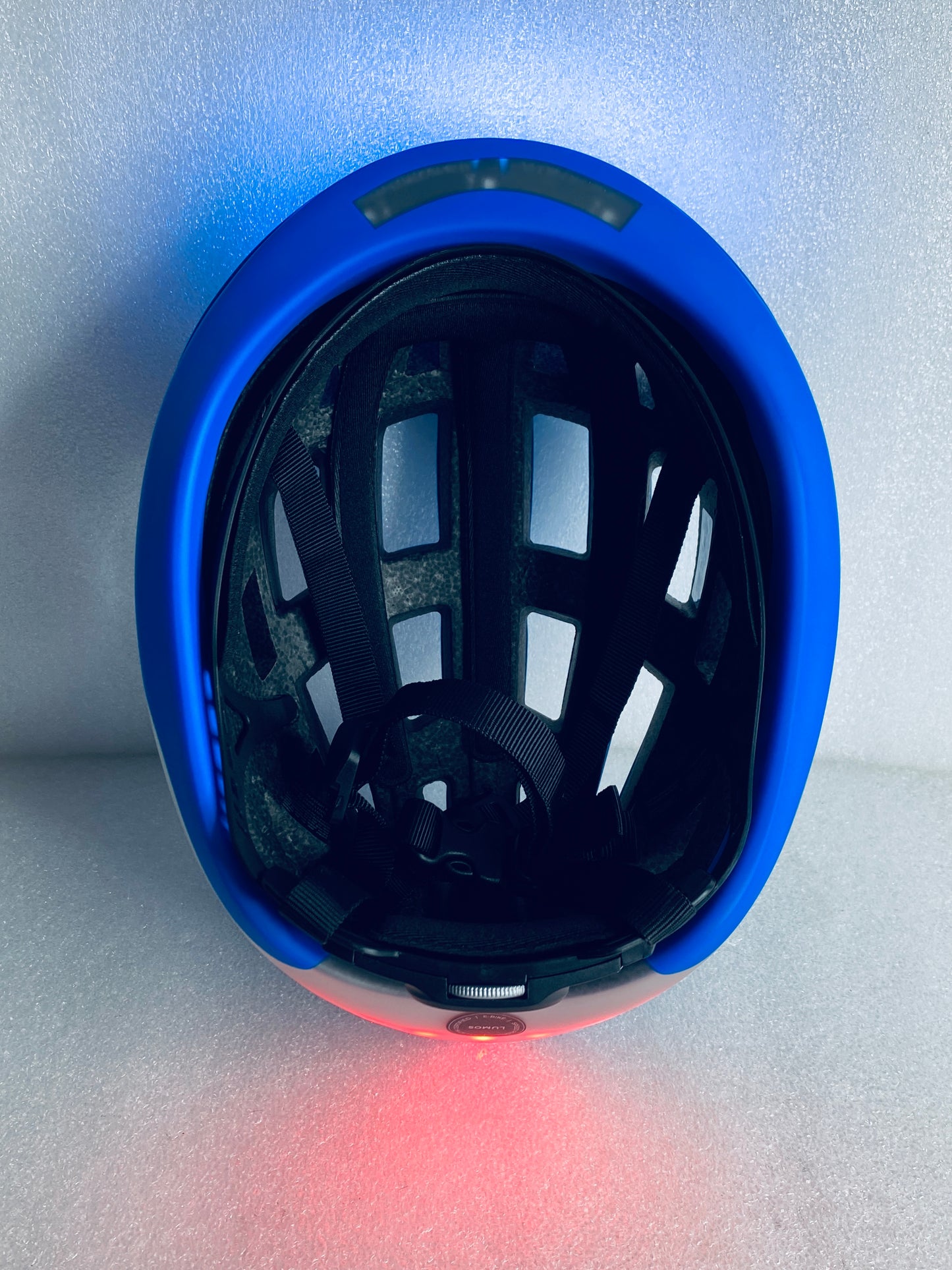 New Other Lumos Kickstart II M/L Blue Smart Bike Helmet With Remote & Bluetooth