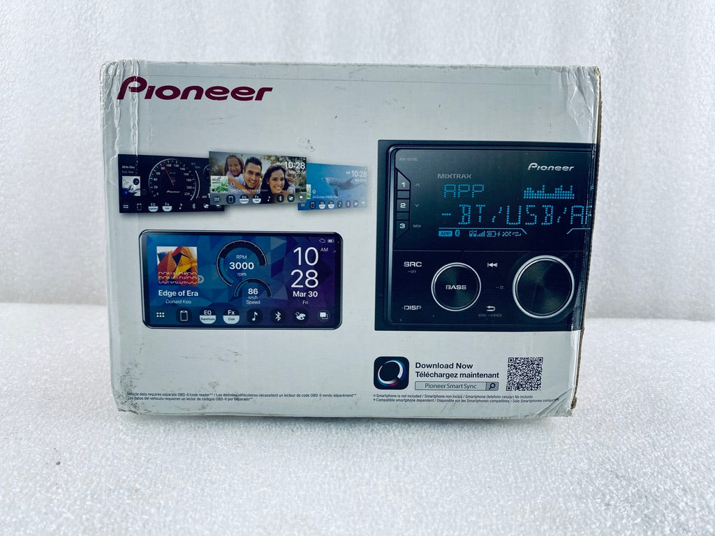 New Other Pioneer Double Din Color Changing Car Stereo With Bluetooth & USB Port