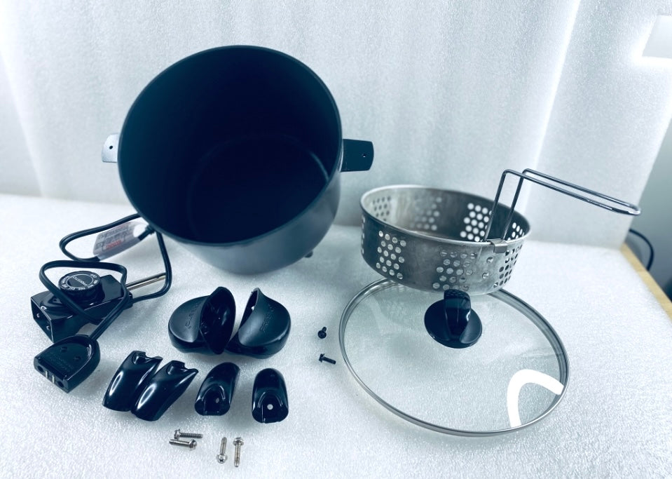 Presto Kitchen Kettle Multi-Cooker Steamer, Black