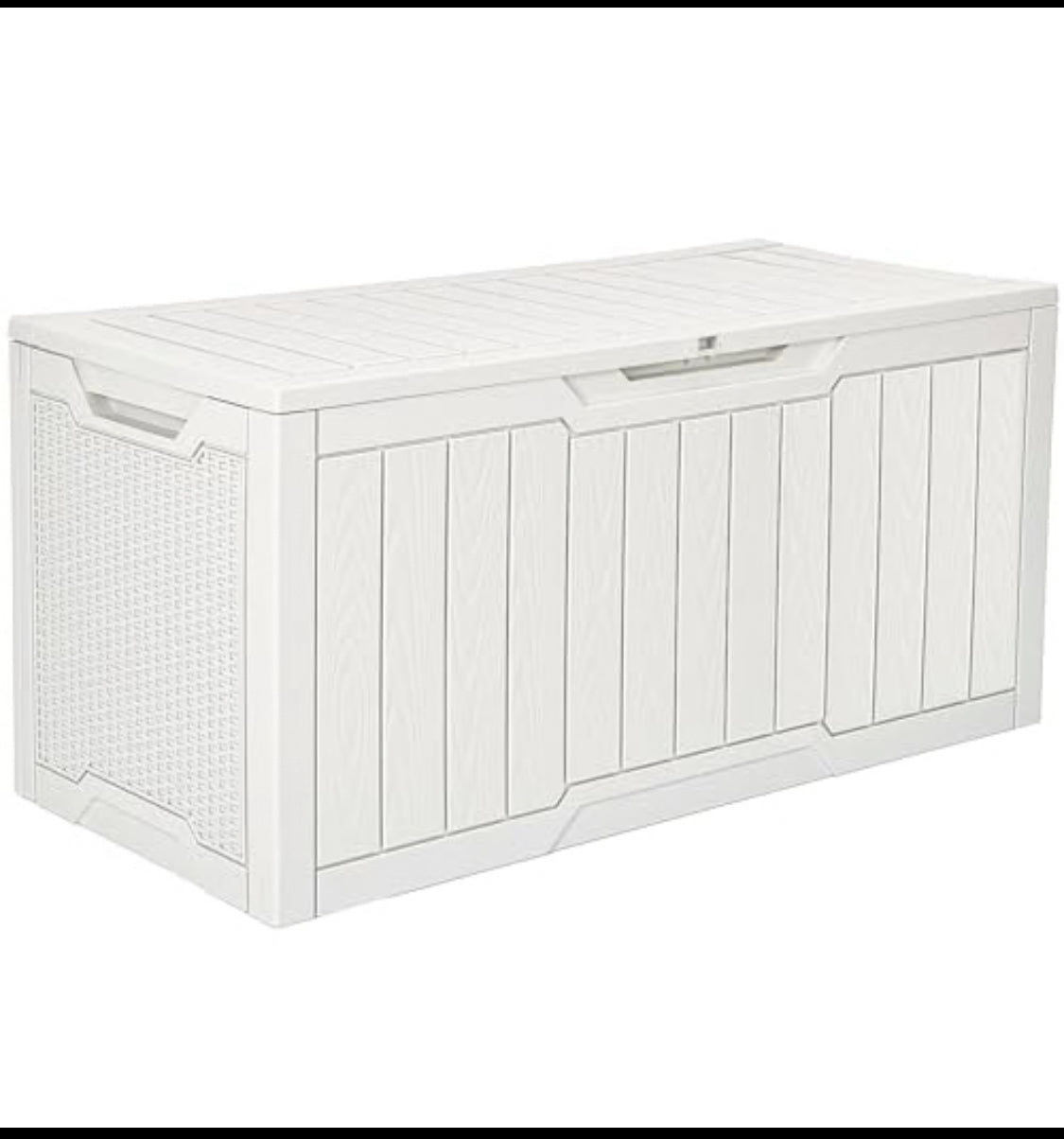 New Other YITAHOME 100 Gallon Large Resin Outdoor Deck Storage Box, White