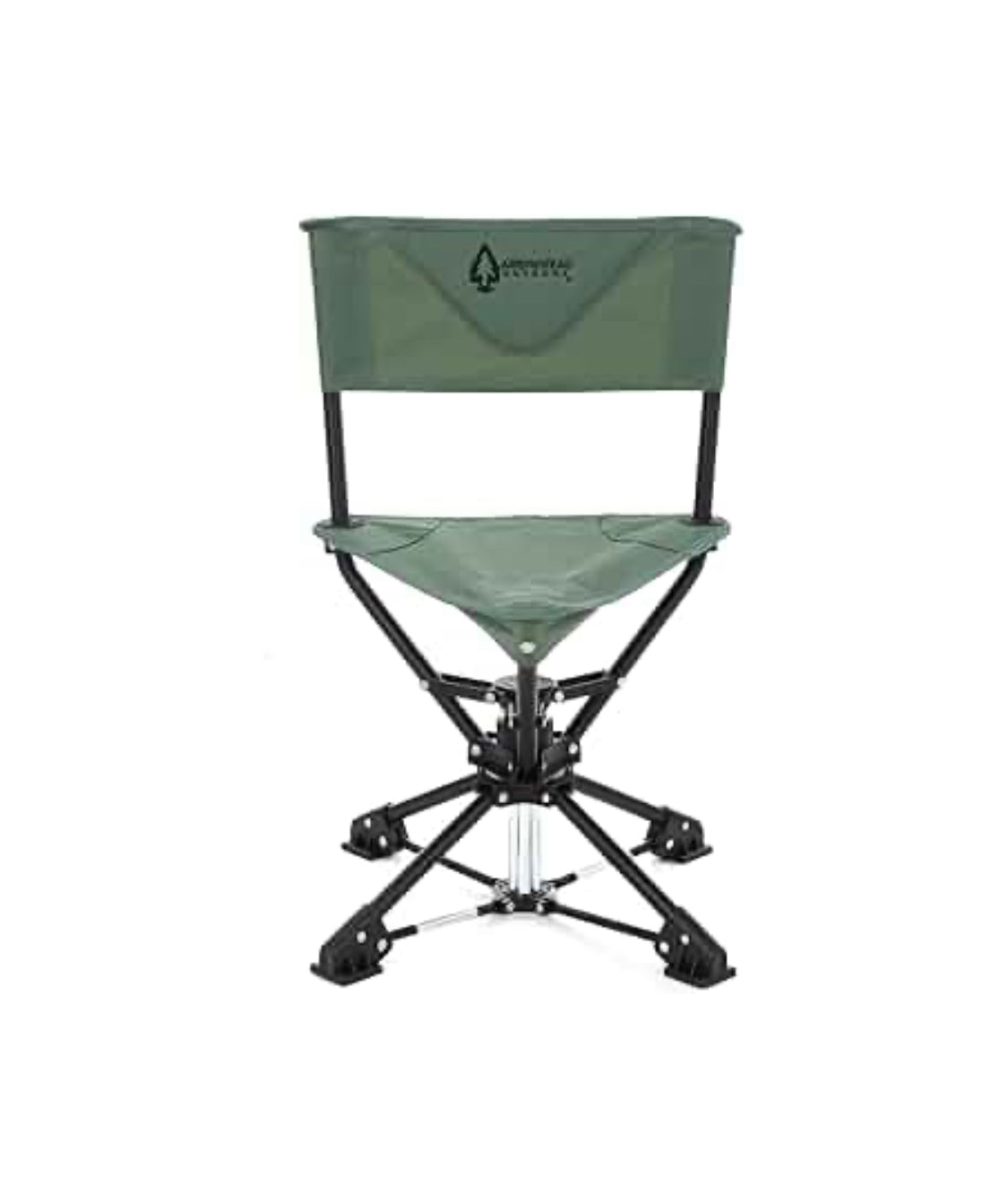 New Open Box ARROWHEAD OUTDOOR 360° Degree Swivel Hunting Chair/Stool, Green