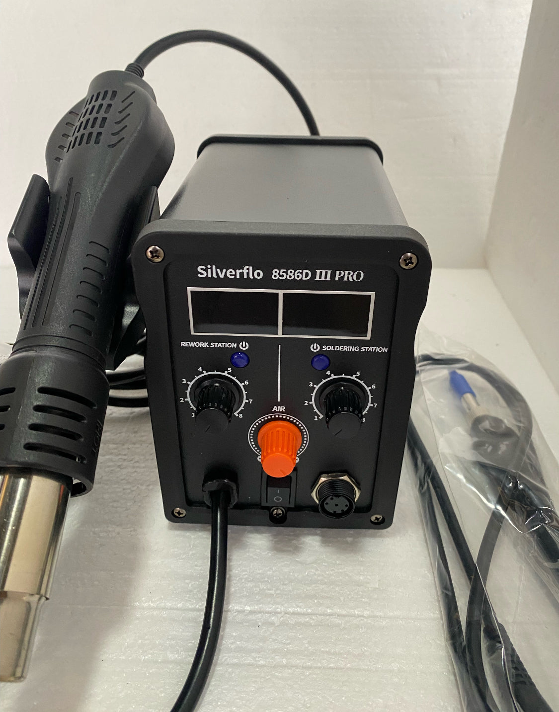New Silverflo Thermostatic Hot Air Soldering/Rework Station With Temp Adjustment