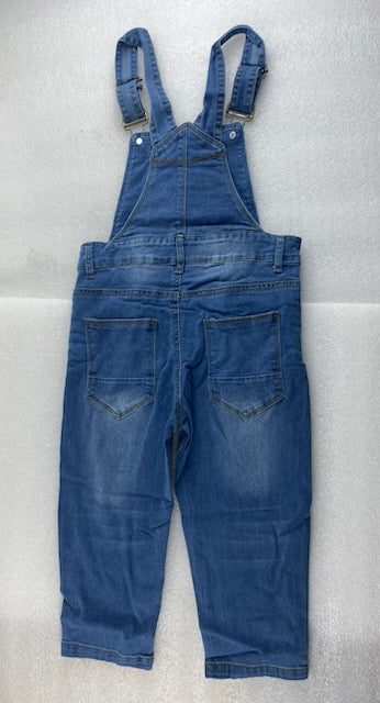 New Kidscool Space Size 3T Overall Denim, Light Blue
