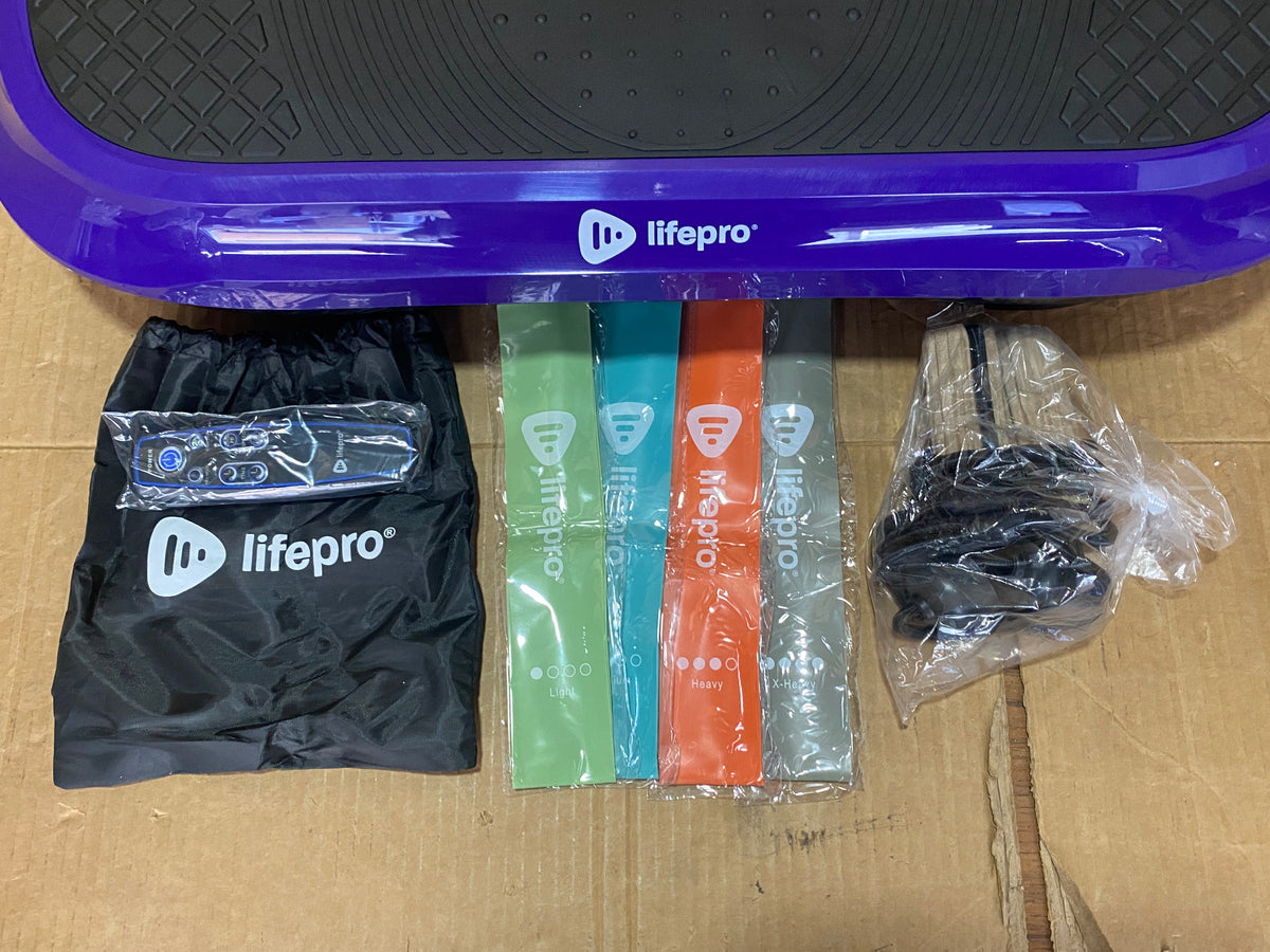 New Other Lifepro Waver Vibration Plate Exercise Machine With 99 Speeds, Purple