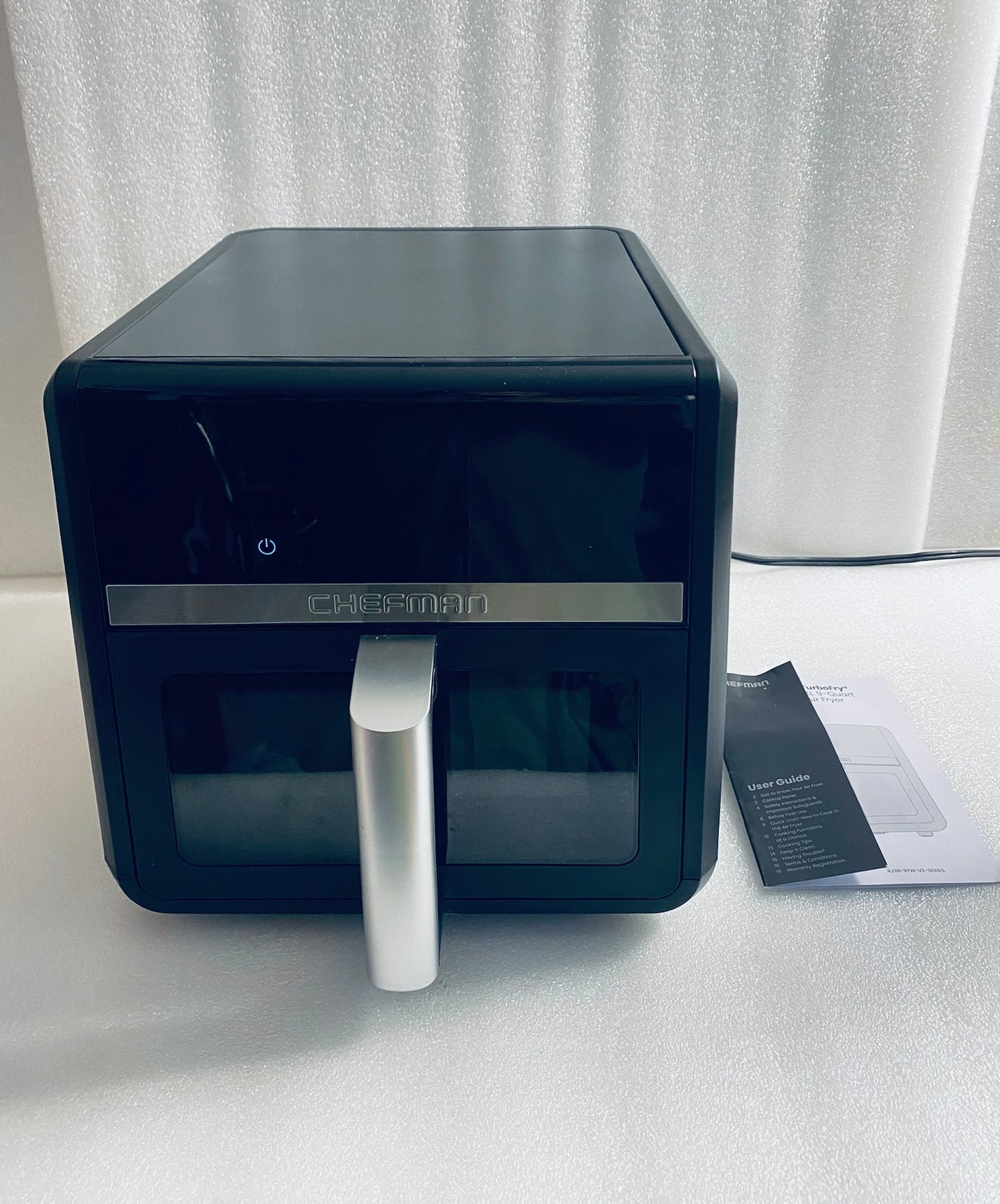 Chefman TurboFry XL 9-Quart Air Fryer, Black - (READ)