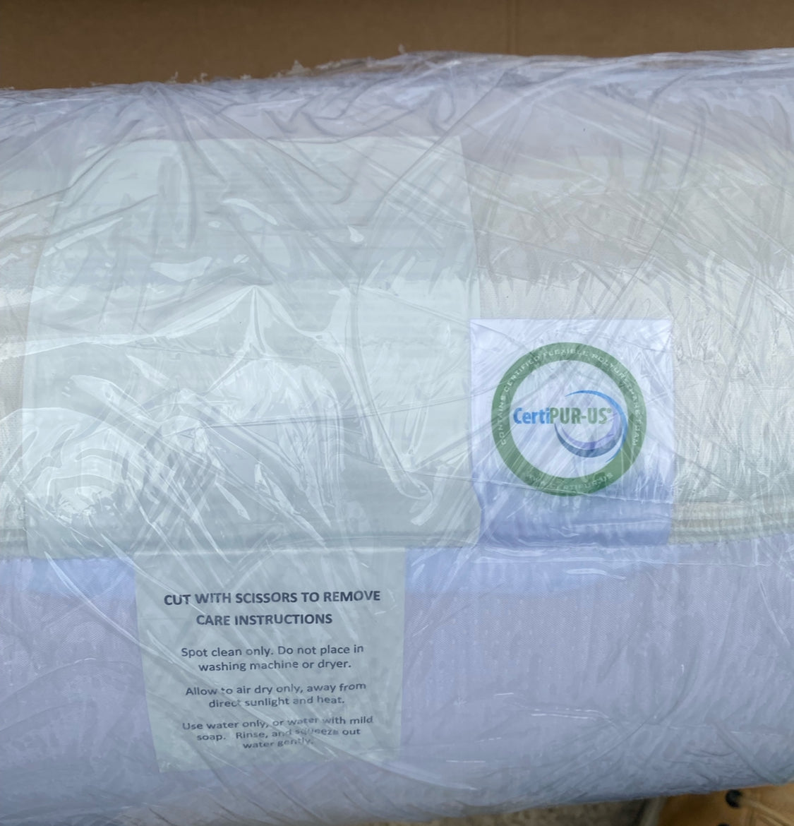 New Open Box FDW 5” Twin Medium Firm Gel Memory Foam Mattress, White