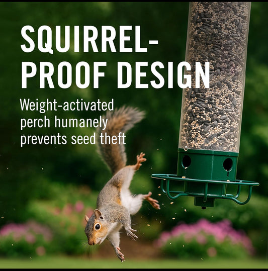 New Other Droll Yankees Squirrel Proof Rechargeable Bird Feeder For Outdoors