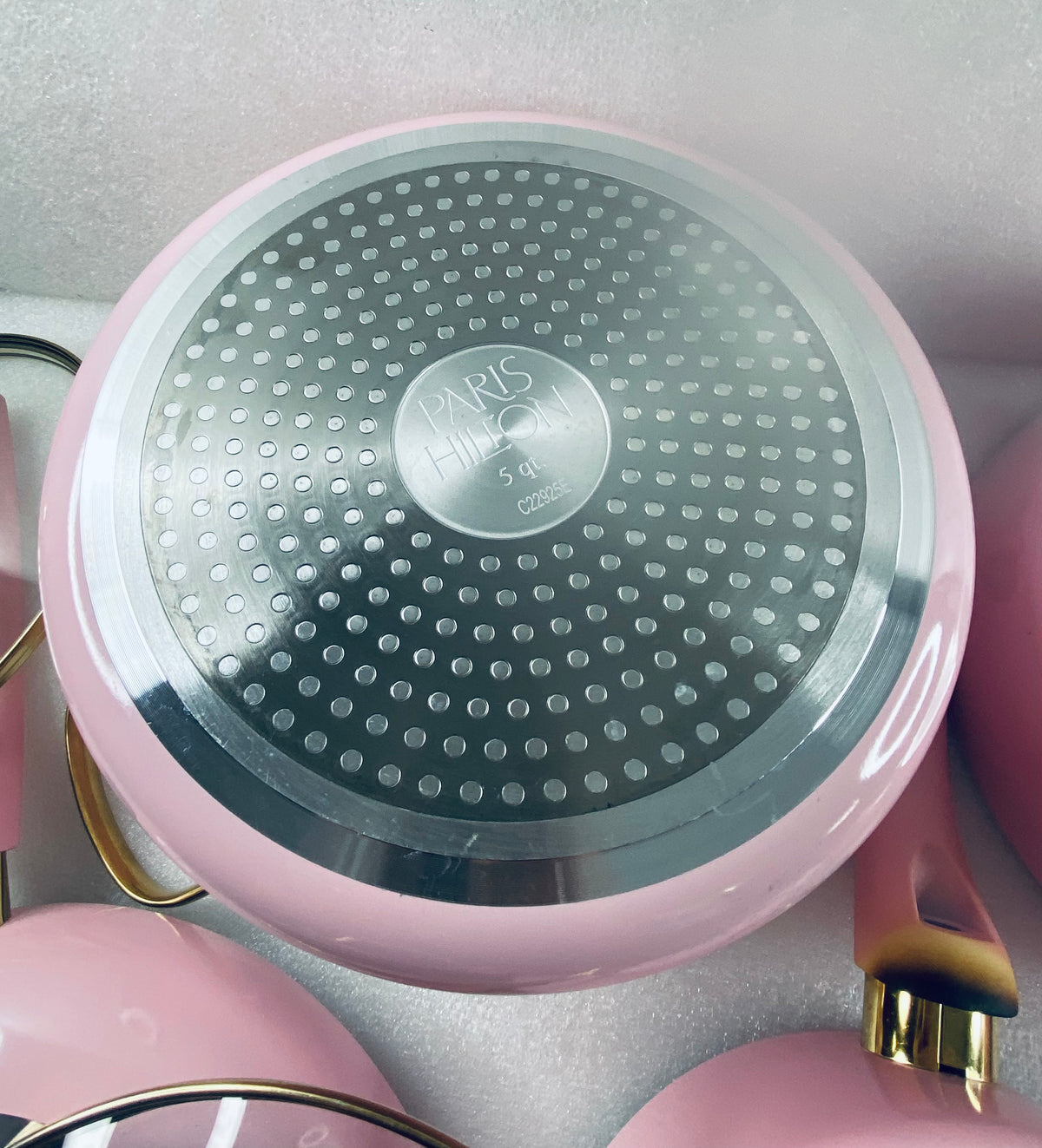 New Other Paris Hilton 12-Pc Pink Epic Nonstick Pots & Pans Cookware Set W/Lids