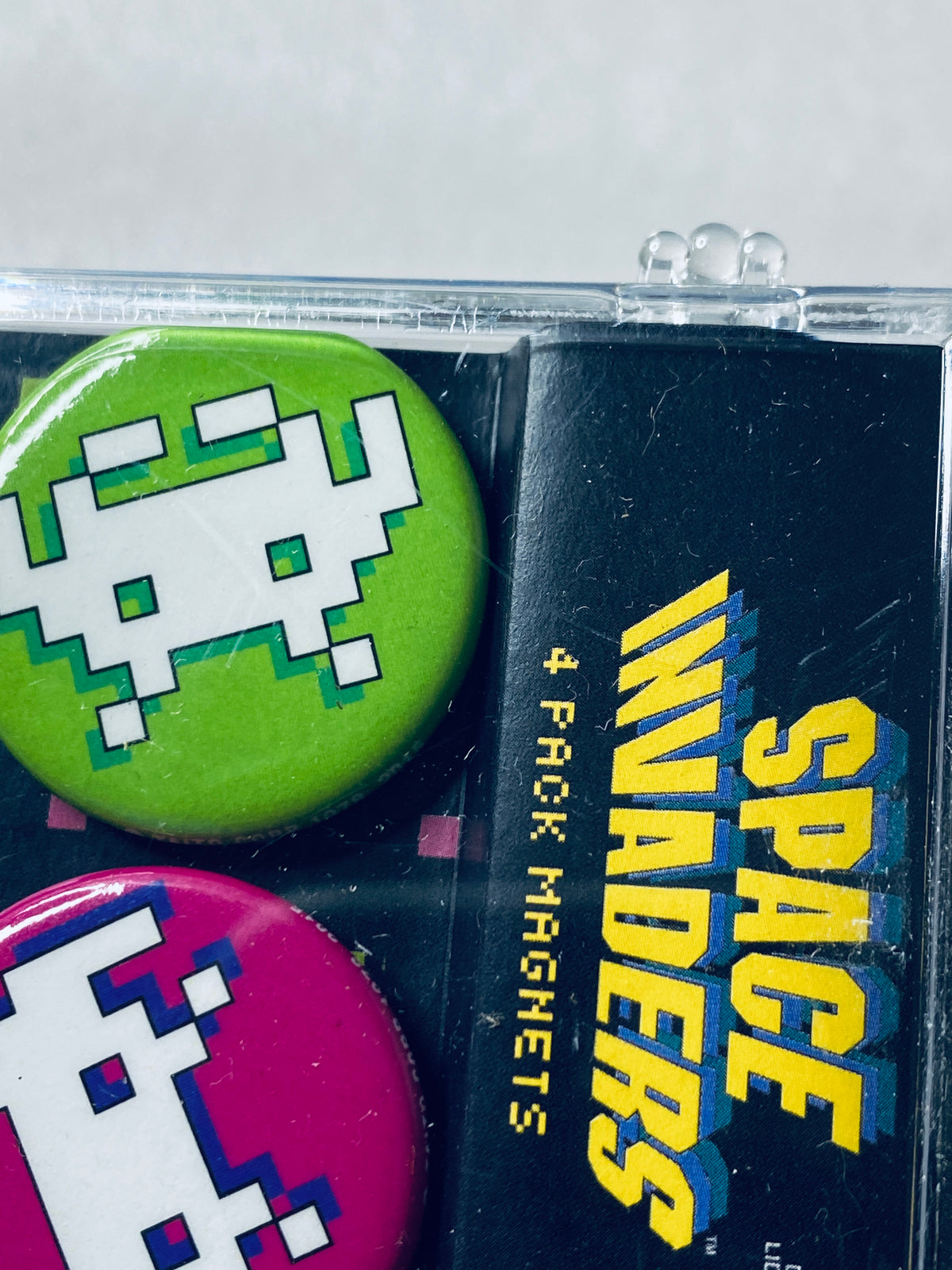 Lot Of 4 - New Other The Coop Space Invaders 1.5" Magnets, (16 Magnets Total)