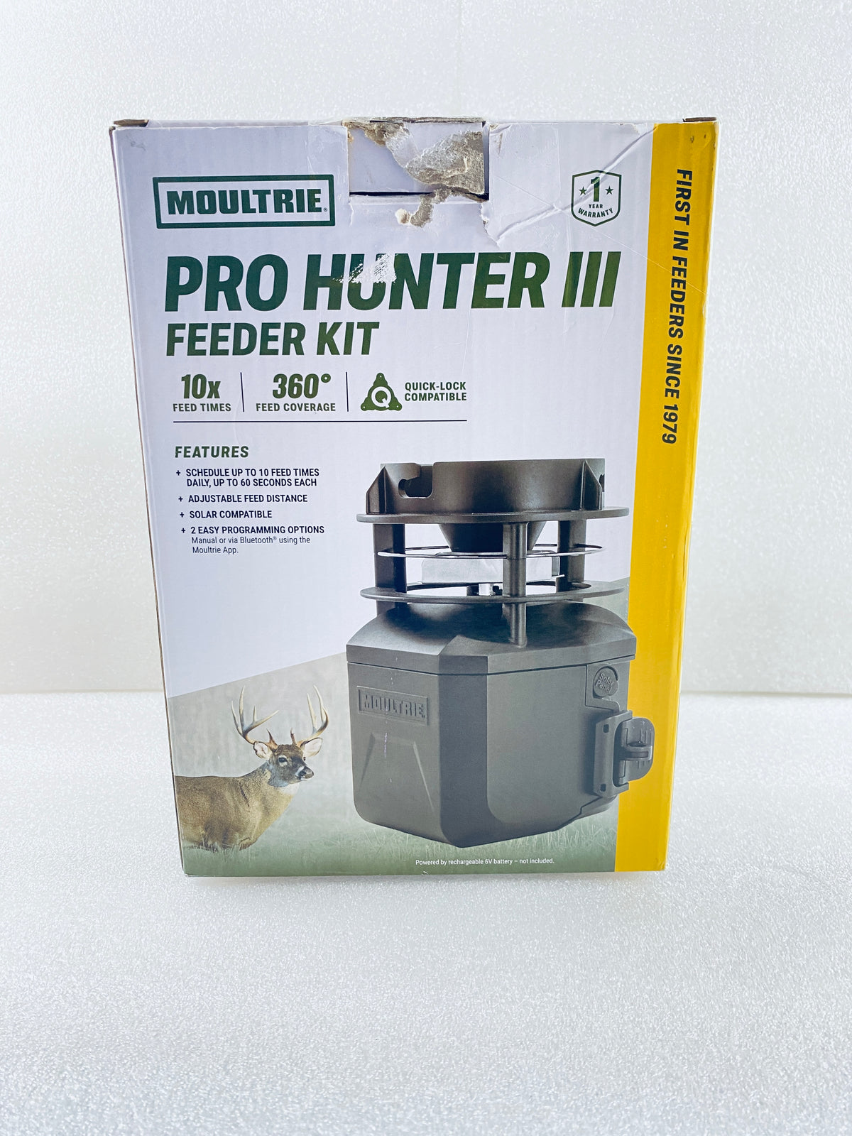 New Other Moultrie Pro Hunter III Feeder Kit, Bluetooth App Control
