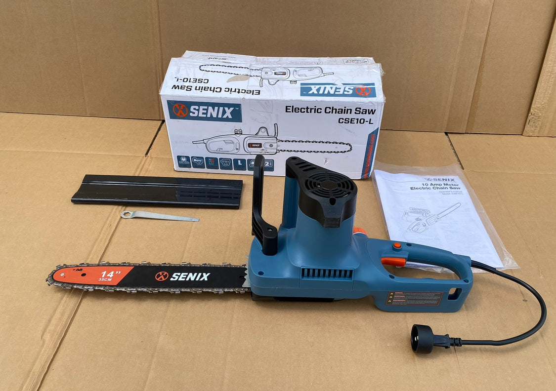 New Other SENIX 14” Corded 10 Amp 3/8 Chain Pitch Electric Chainsaw