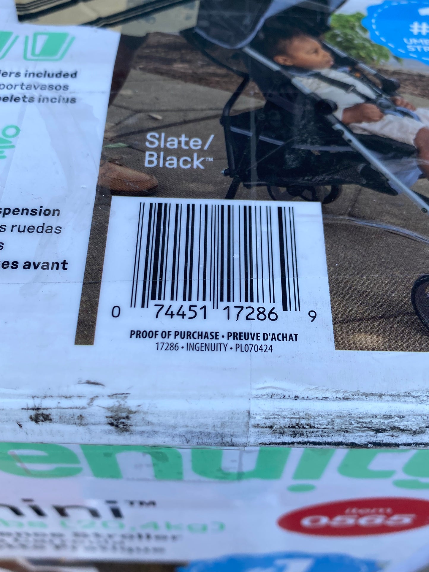 new Other - ingenuity3D mini Convenience Stroller 6M-45lbs, Slate/Black