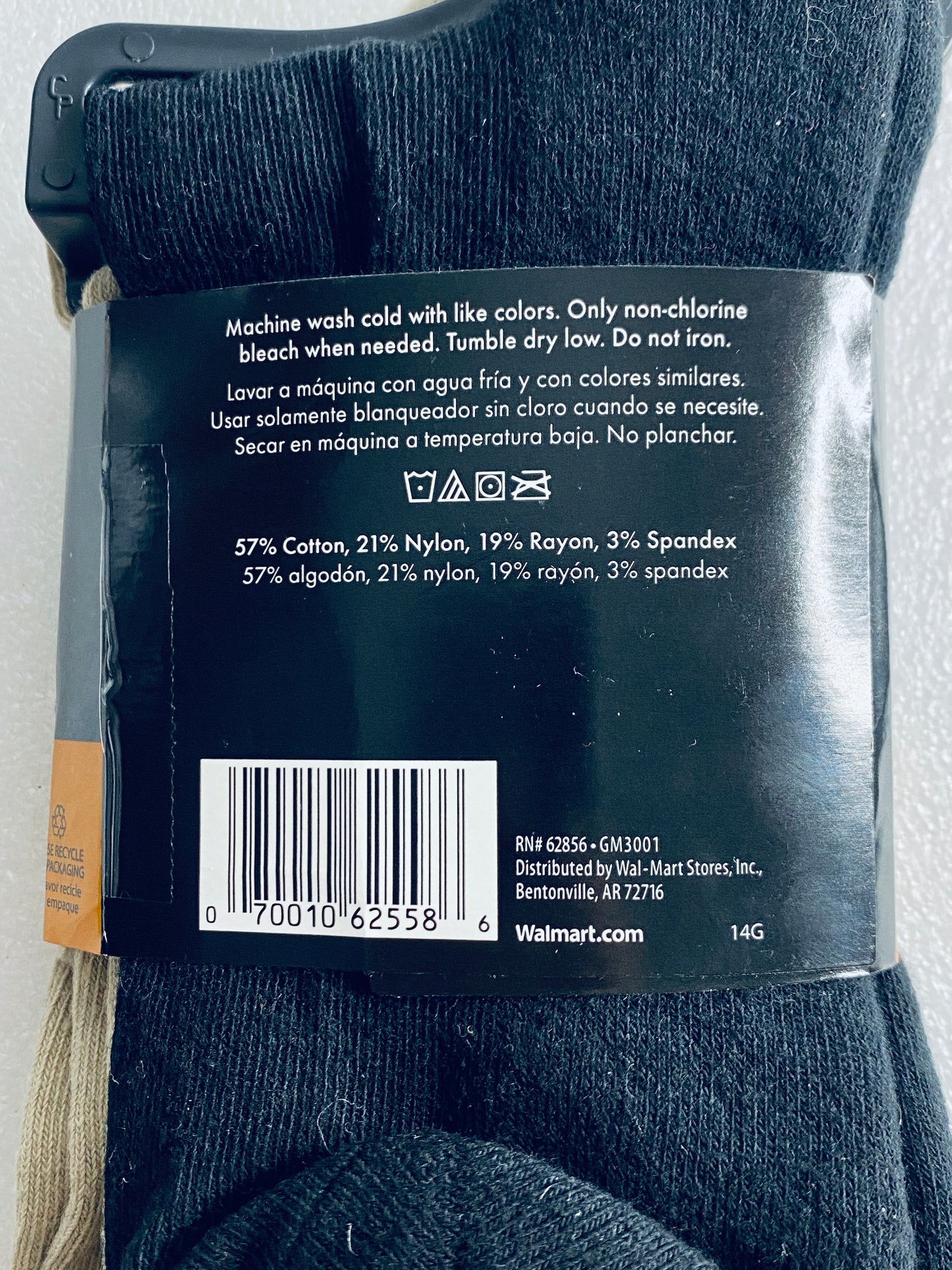 lot Of 2 New–George Cotton Crew & Cotton Cushion Crew Socks, Size 6-12, 5 Pairs