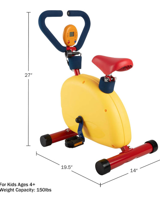 Hey Play Kids Indoor Stationary Cycle Riding Exercise Bike Toy