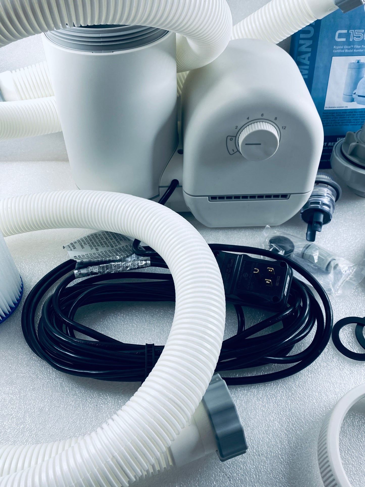 New Other INTEX Krystal Clear 1,500 GPH Cartridge Filter Pump, Above Ground Pool