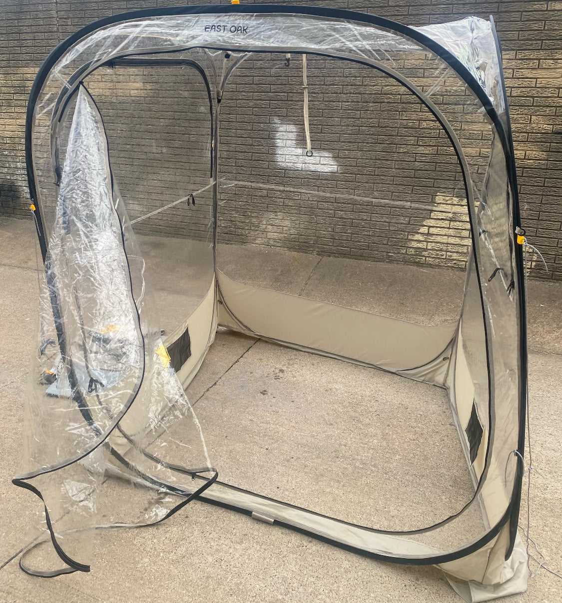 New Other East Oak 5' x 5' Pop Up Bubble All Weather Protection Tent For Events