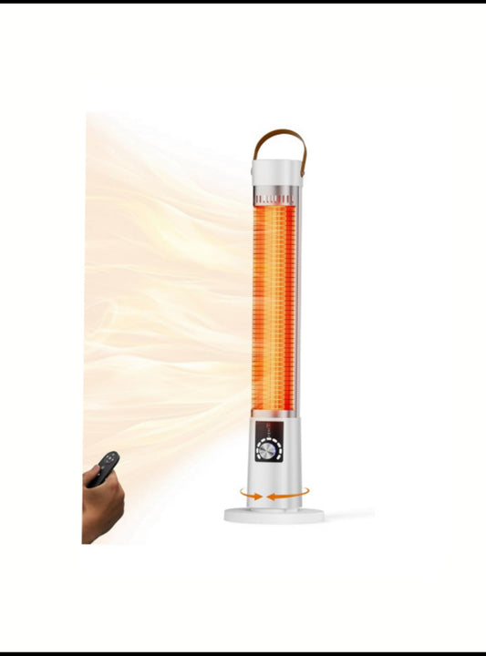 New Open Box Aerozy 32” 1500W Infrared Electric Indoor/Outdoor Heater W/ Remote