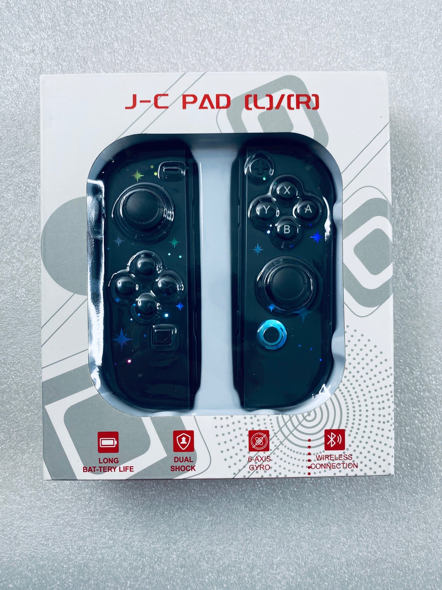 New Other Wireless J-C PAD (L/R) Controllers For Nintendo Switch, Light Up Stars