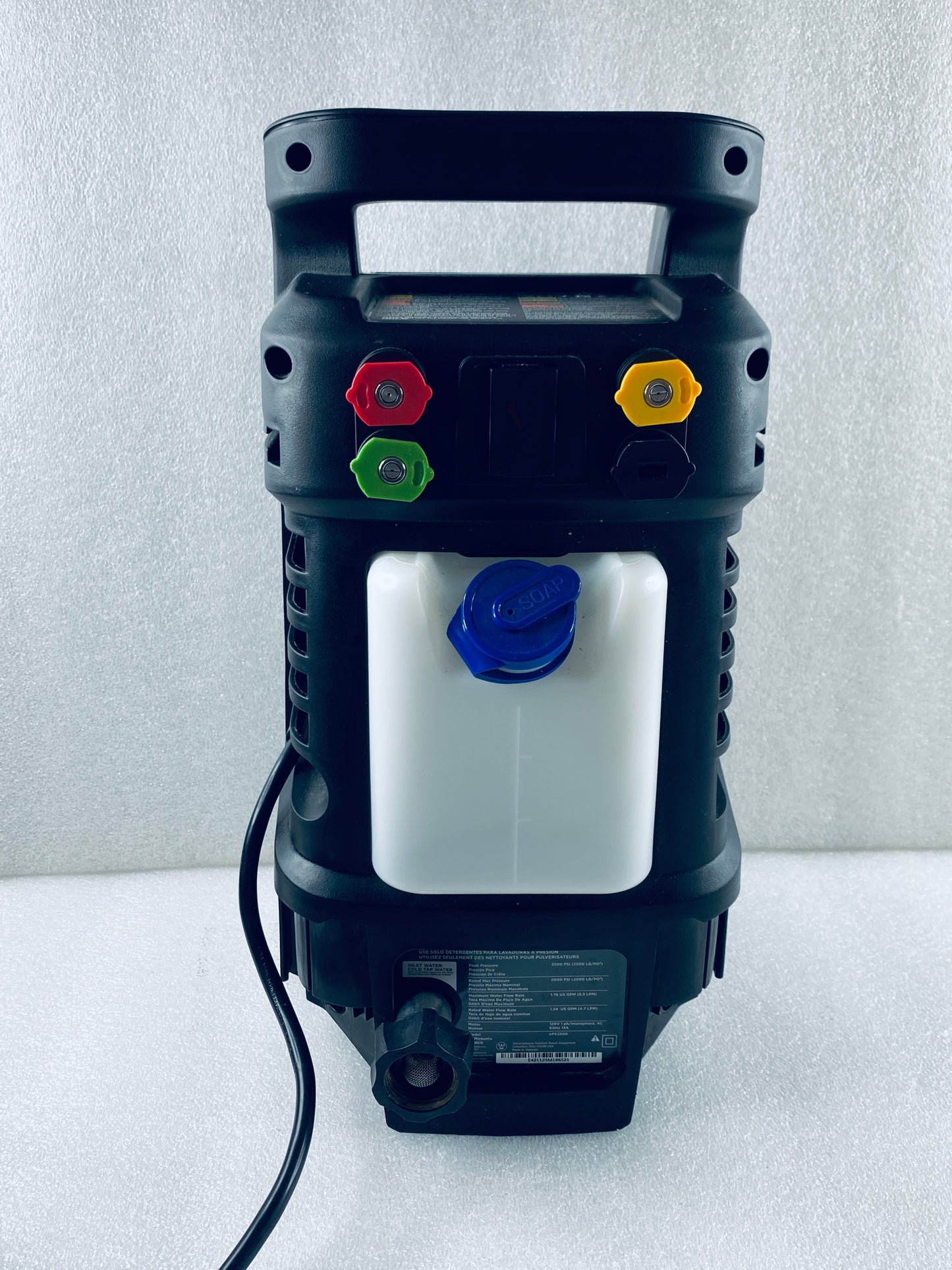 Westinghouse 2500PSI Max & 1.76GPM Max Electric Pressure Washer With Wheels