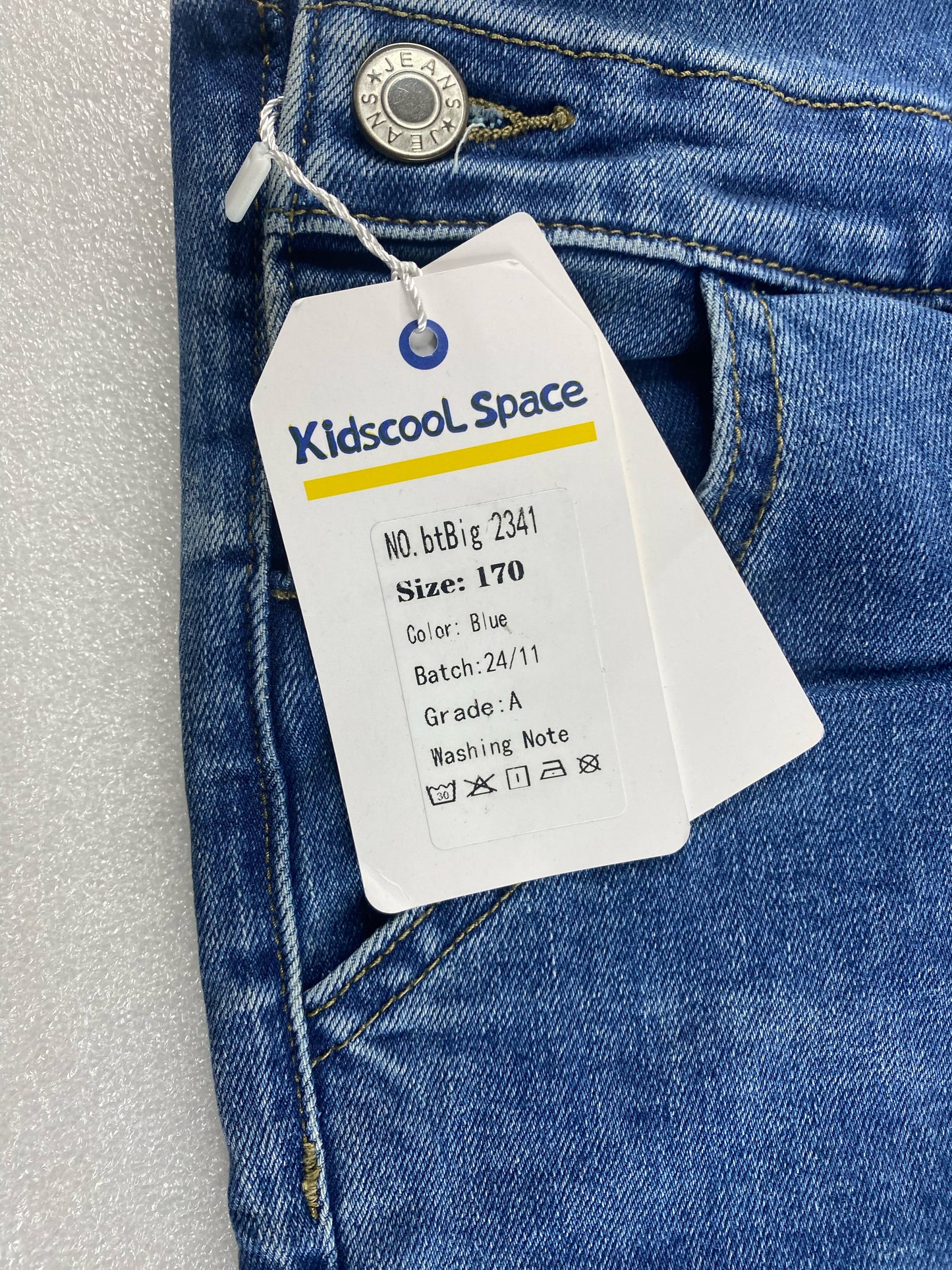 New Kidscool Space Size 16 Overall Denim, Blue