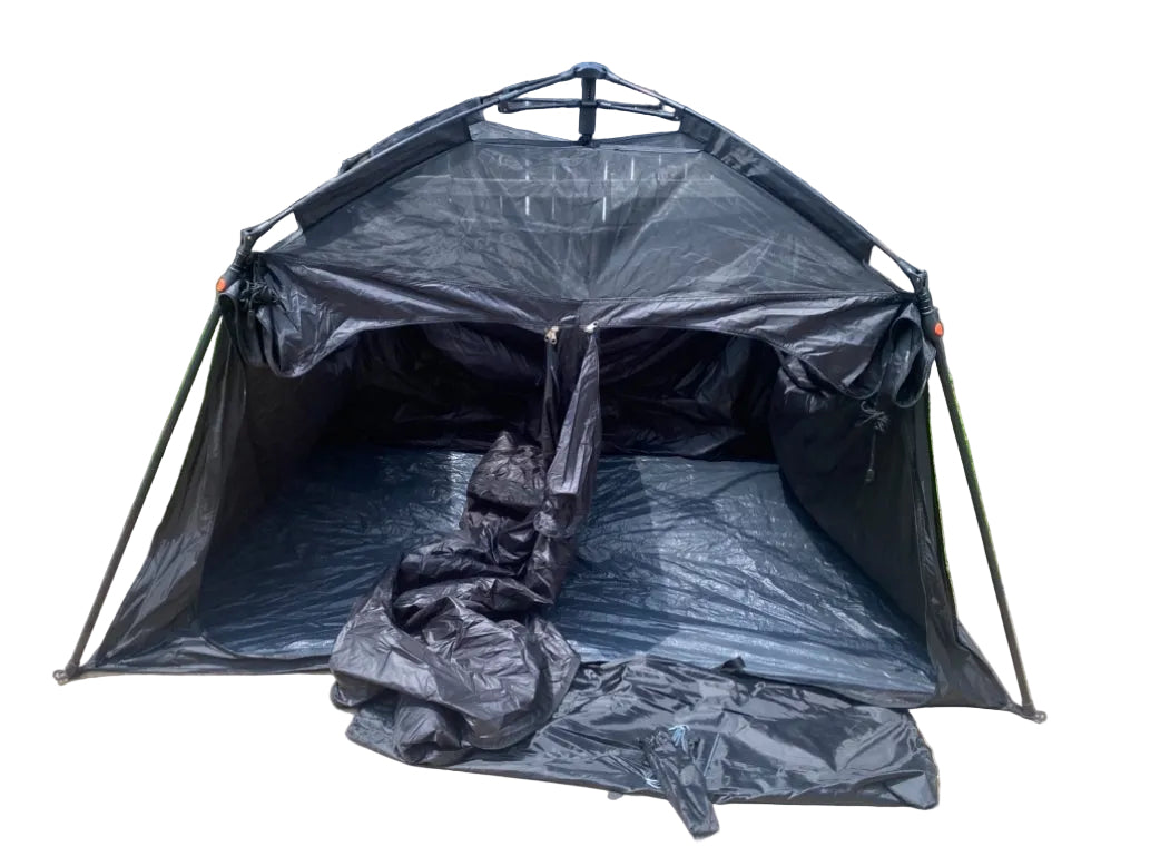 Like New EighteenTek Two Room Pop Up Shower/Changing Room Tent For Outdoors