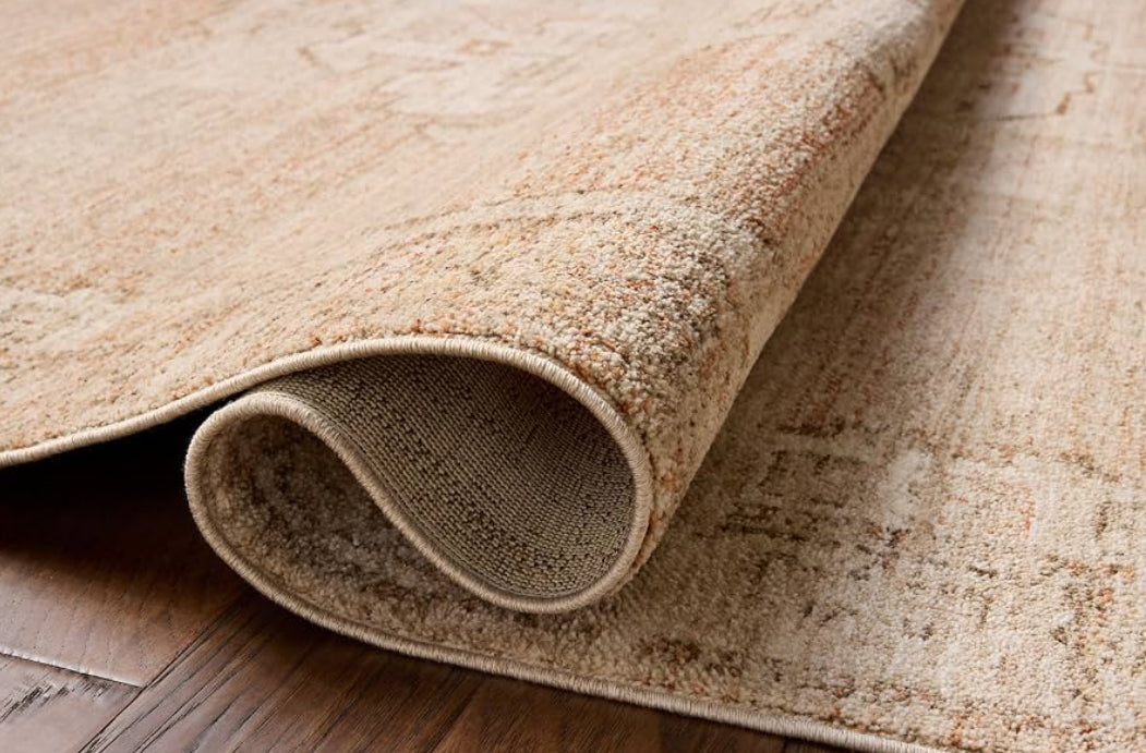 New Open Box Chris Loves Julia Spice/Natural 2'7"x7'6" Vintage Style Runner Rug