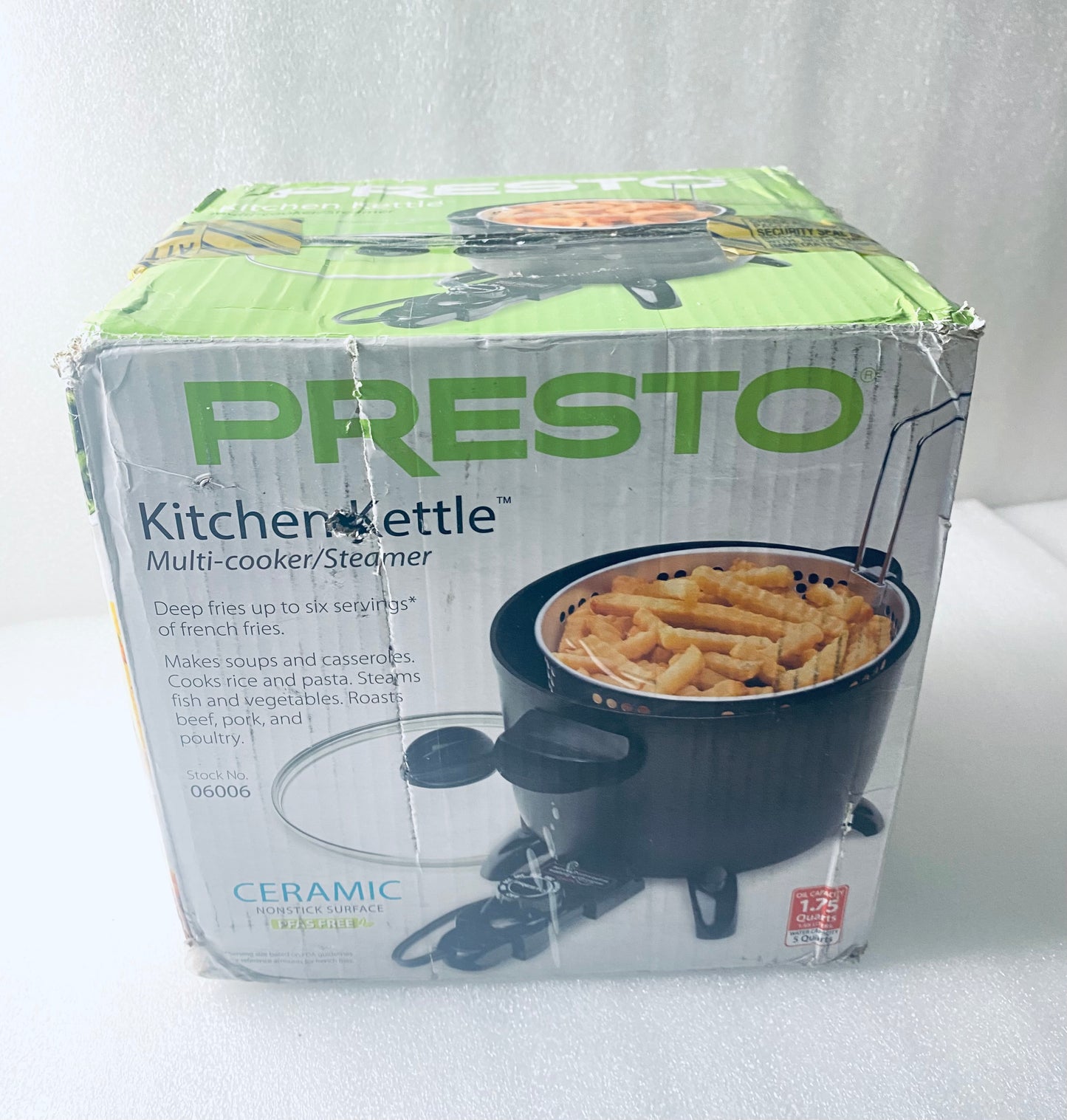 Presto Kitchen Kettle Multi-Cooker Steamer, Black
