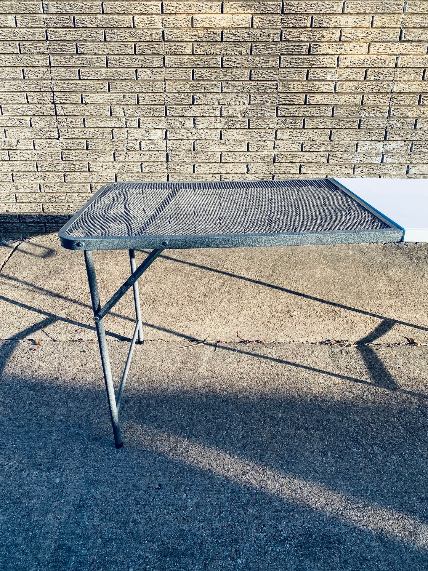YITAHOME 2-In-1 Metal & Plastic Folding Table For Outside Grilling - (READ)