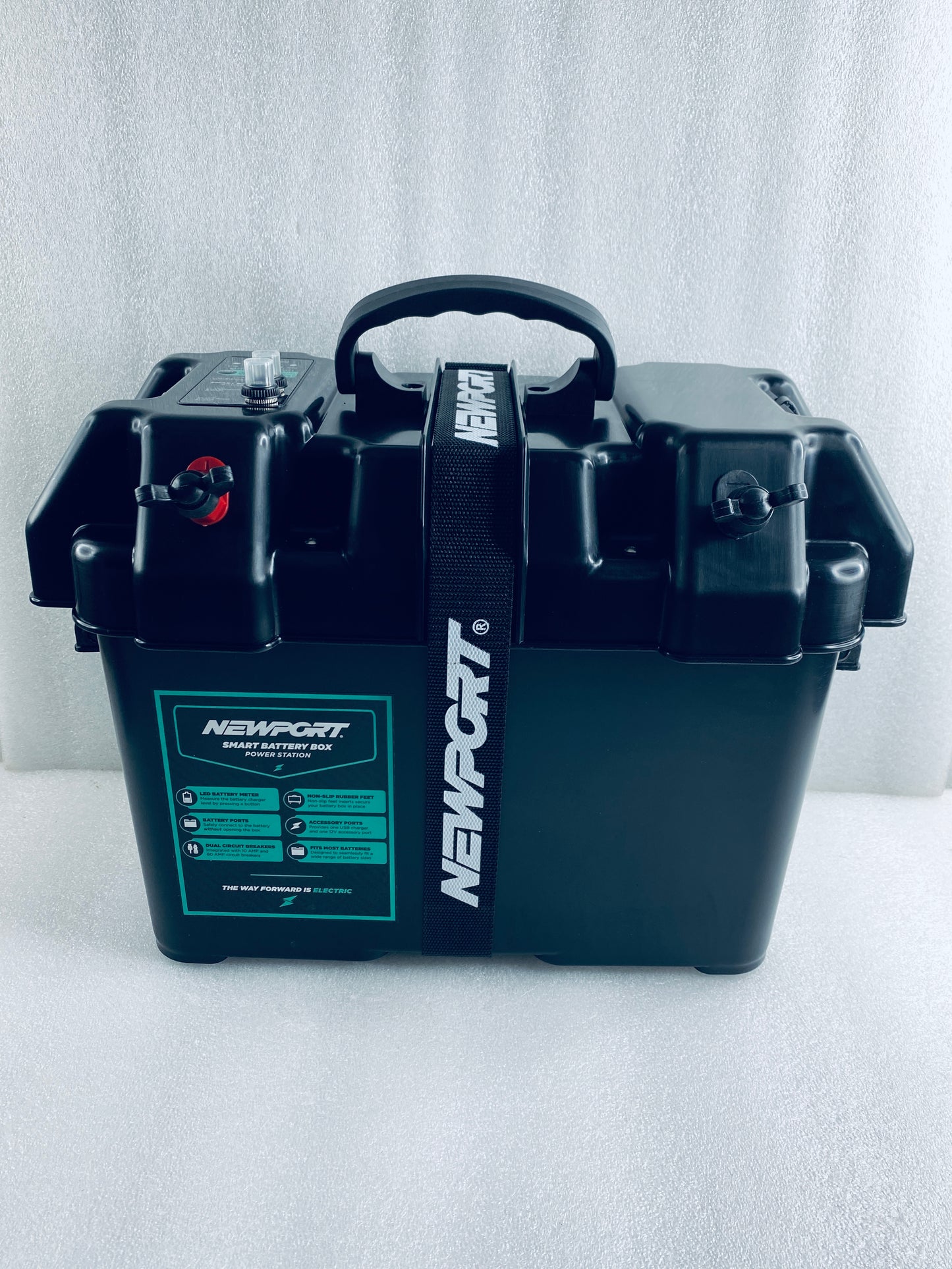 New Other Newport Smart Battery Box Power Station With USB & DC Ports, Black