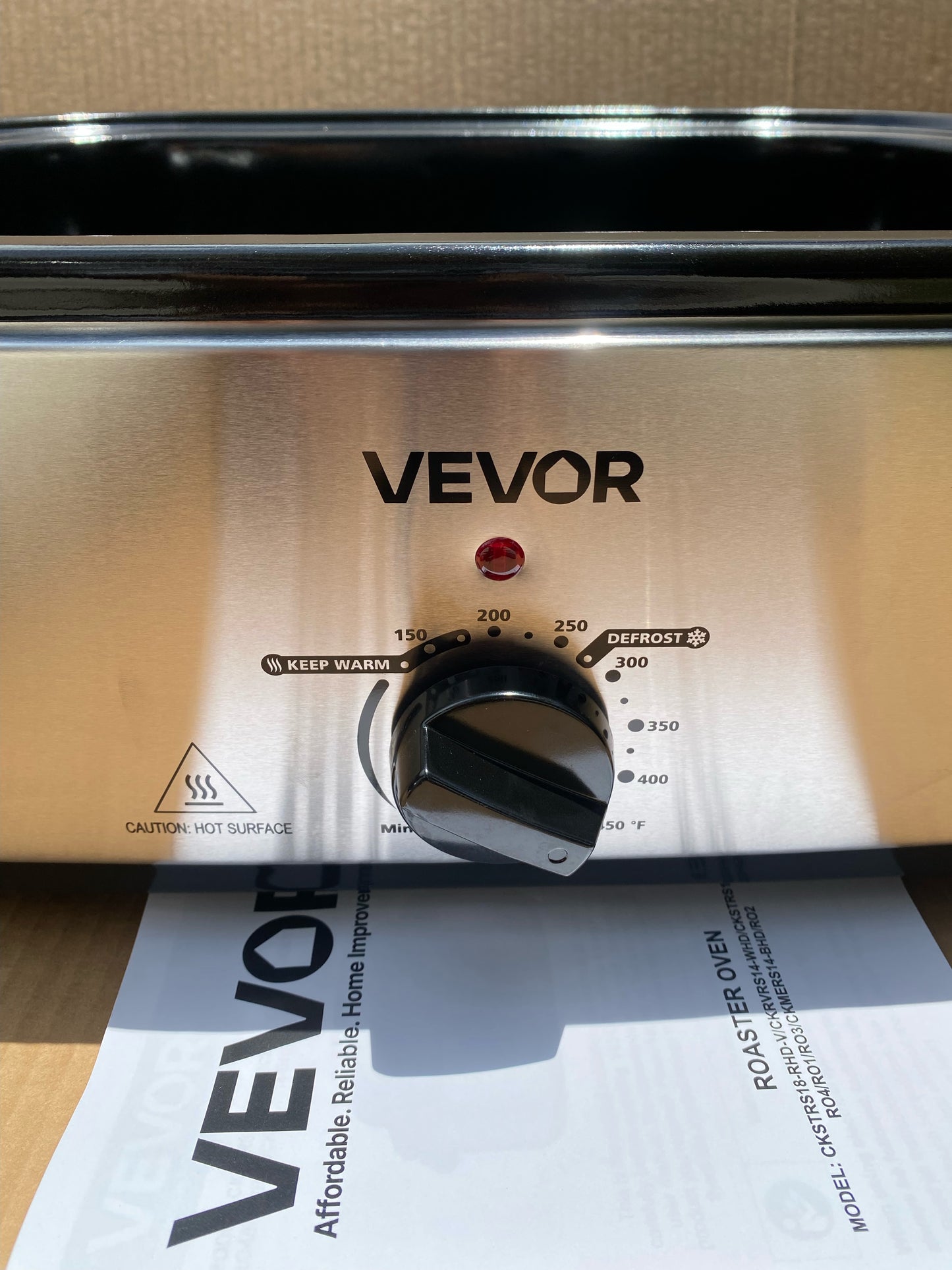 New Other VEVOR 20Qt Self-Basting Electric Roaster Oven, Silver