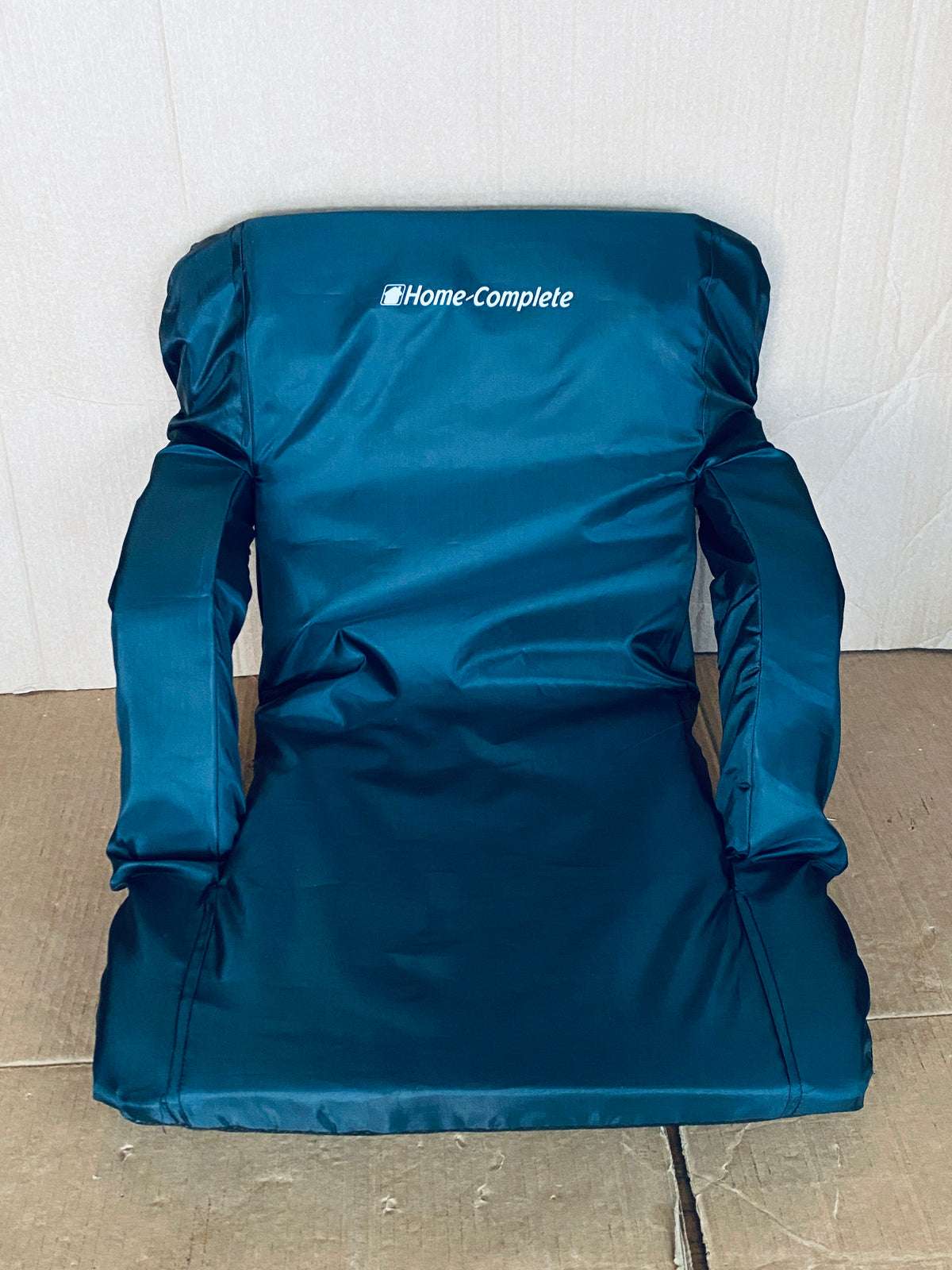 New Open Box Home-Complete Reclining Stadium Seat Cushion With Back Support, Black