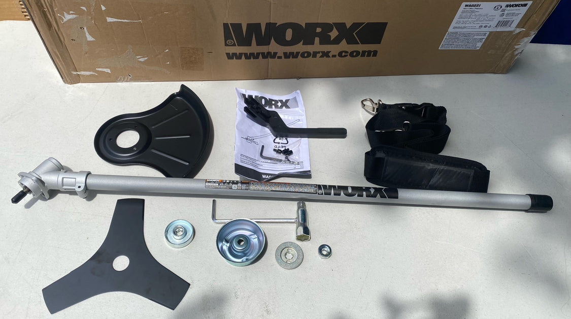 New Other WORX Nitro Driveshare 10" Brush Cutter Attachment, WA0221