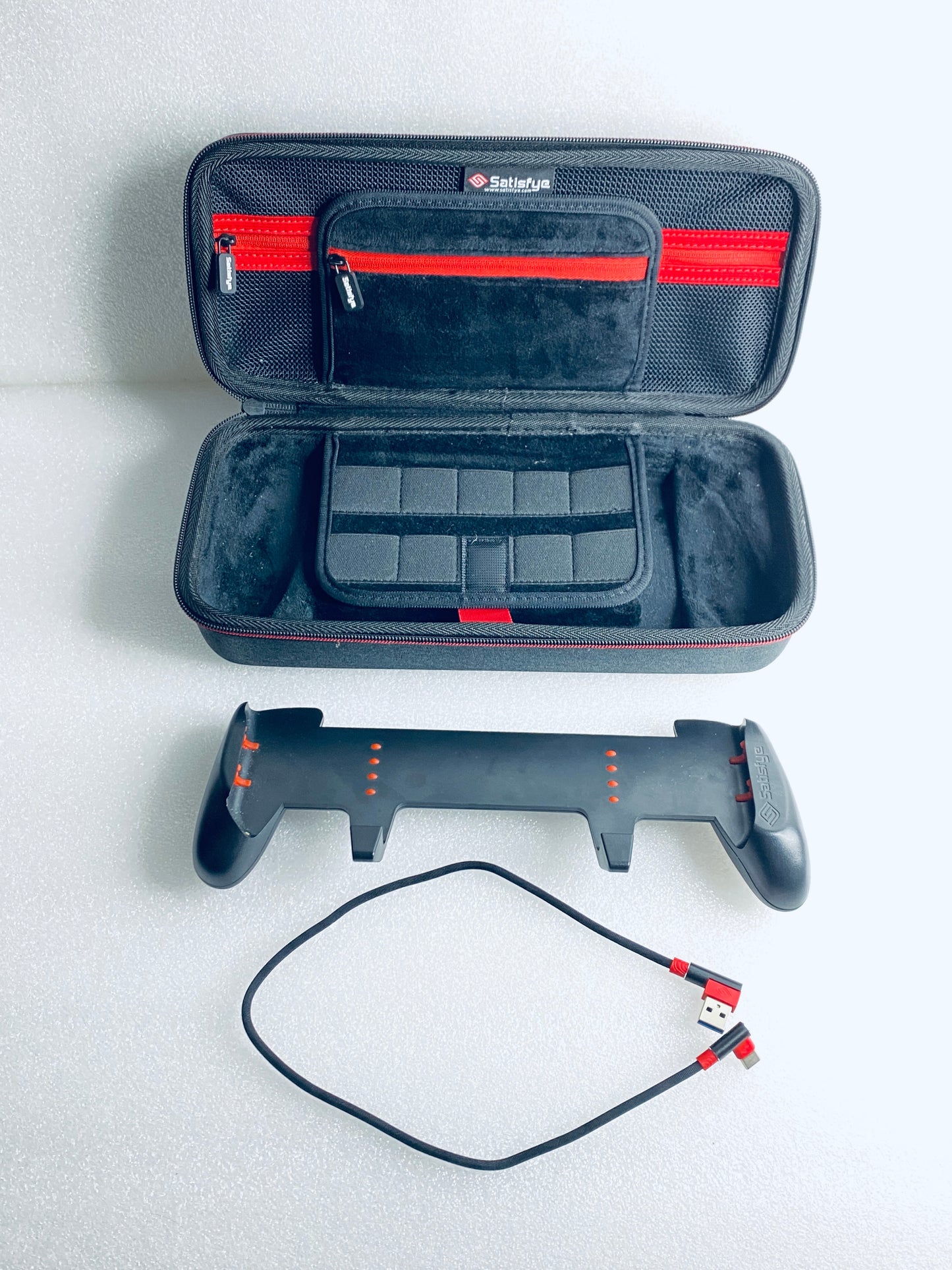 Satisfye Red/Black SwitchGrip Pro For Nintendo Switch & Nintendo Switch OLED