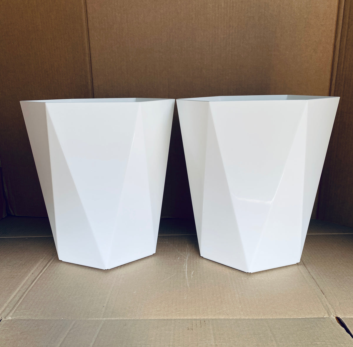 Set Of 2-New Other Garvee 16” Tall Self Watering Planters W/ Water Level Monitor