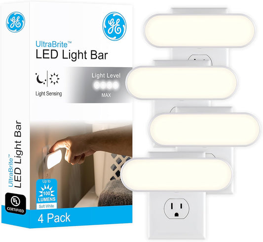 #53 - Open Box - lot Of 4 UltraPro UltraBrite LED Light Bar White 62459- (READ) - (IN CONDITION AS SHOWN)