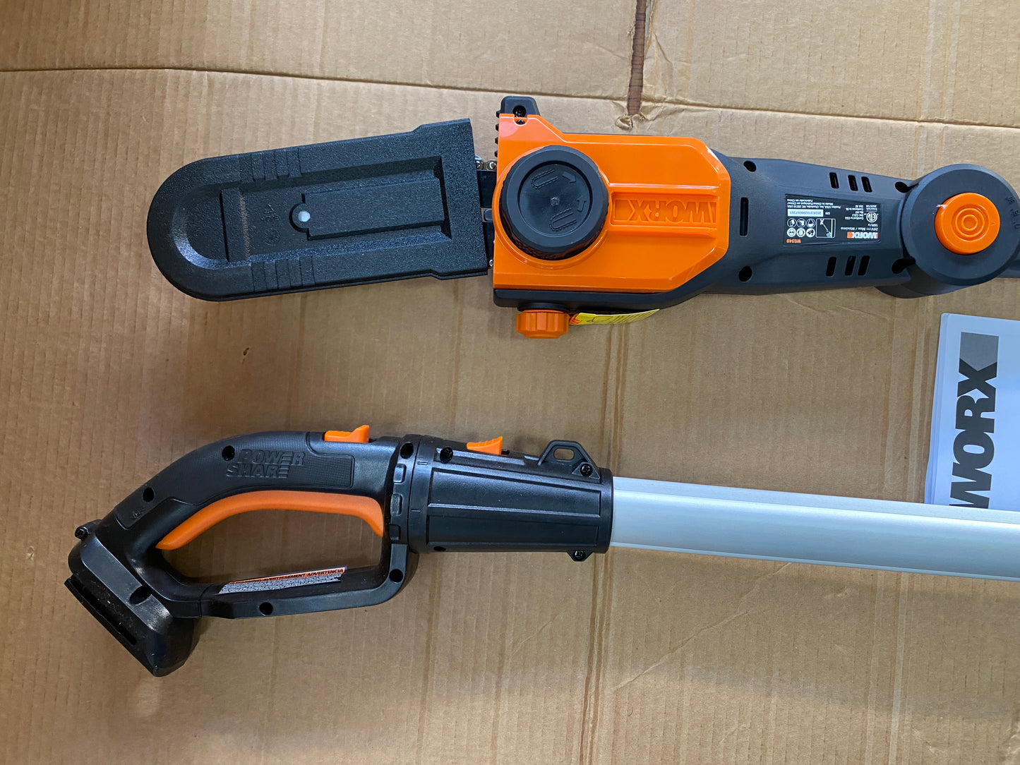 New Open Box WORX 20V 8” Cordless Telescoping Pole Saw, Up to 13.3ft Reach