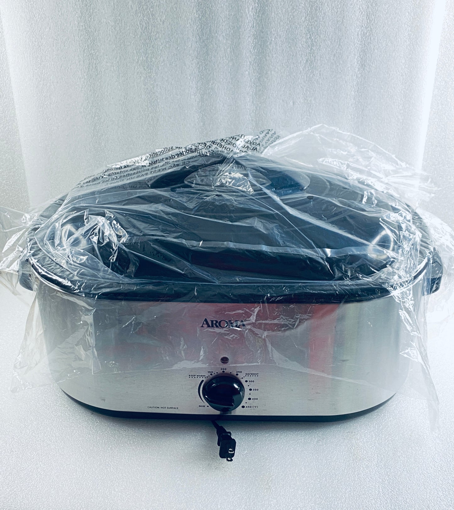 New Other AROMA 22Qt. Roaster Oven With Self Basting Lid, Stainless Steel