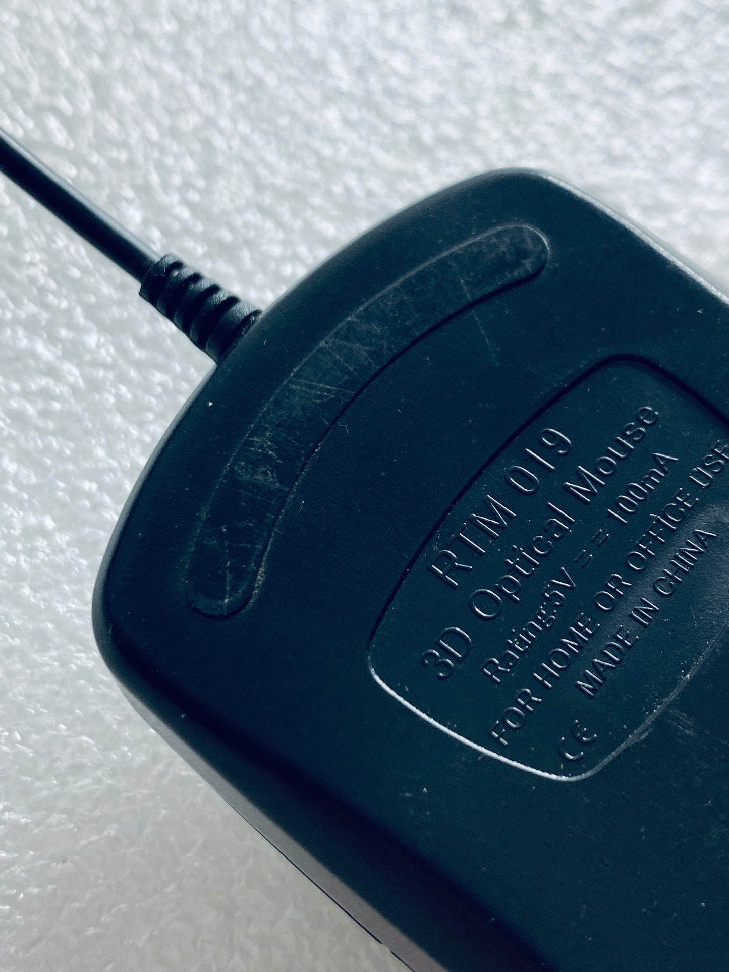 Lot Of 2 - 3D Optical Black USB Mouse, RTM 019