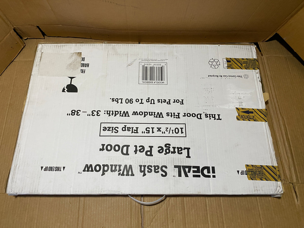 New Other Ideal Pet Aluminum Sash Adjustable Window Pet Door W/ 10-1/2”x15” Flap