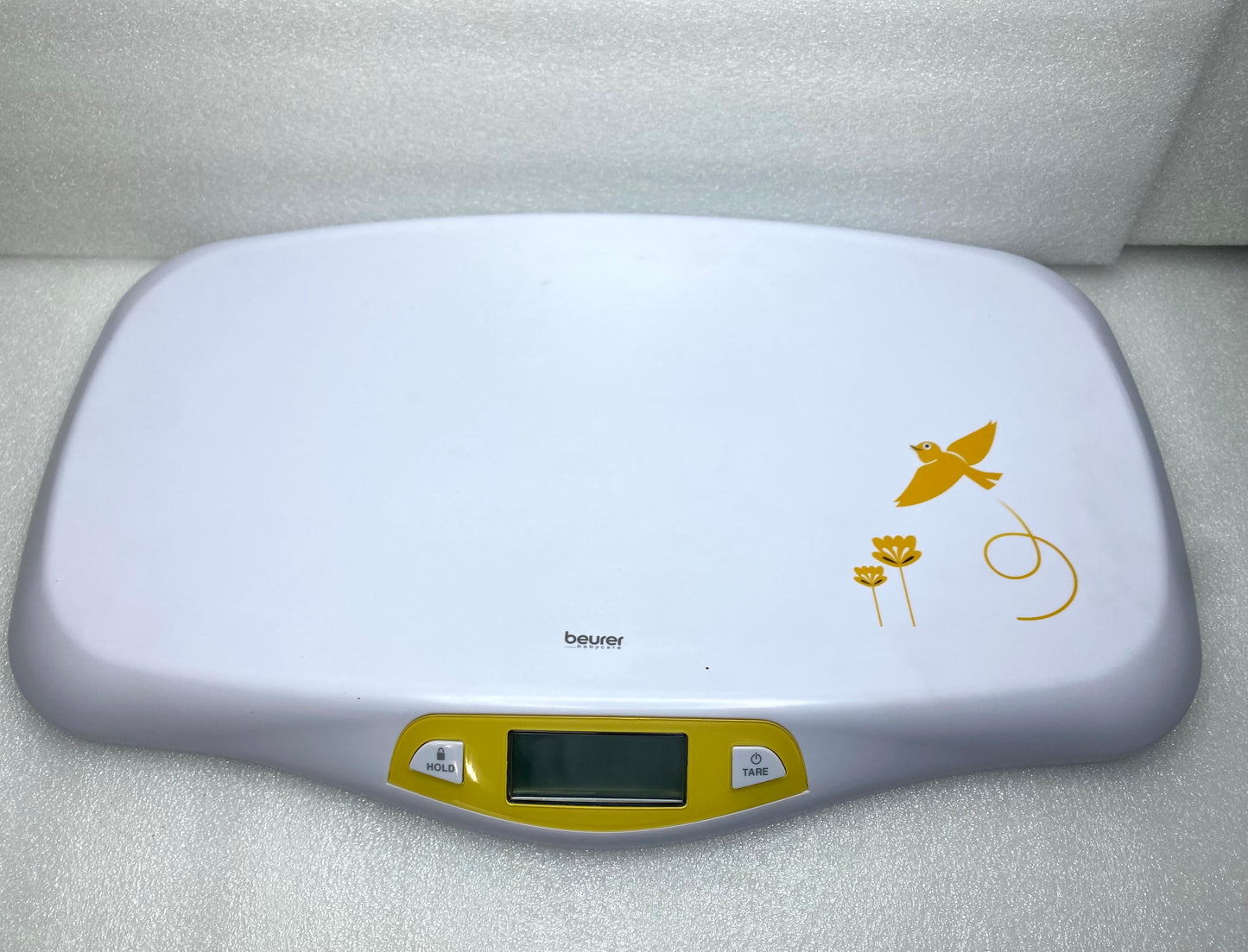 beurer Up to 44 lbs. White Digital Baby/Pet Scale With Hold Function, BY80