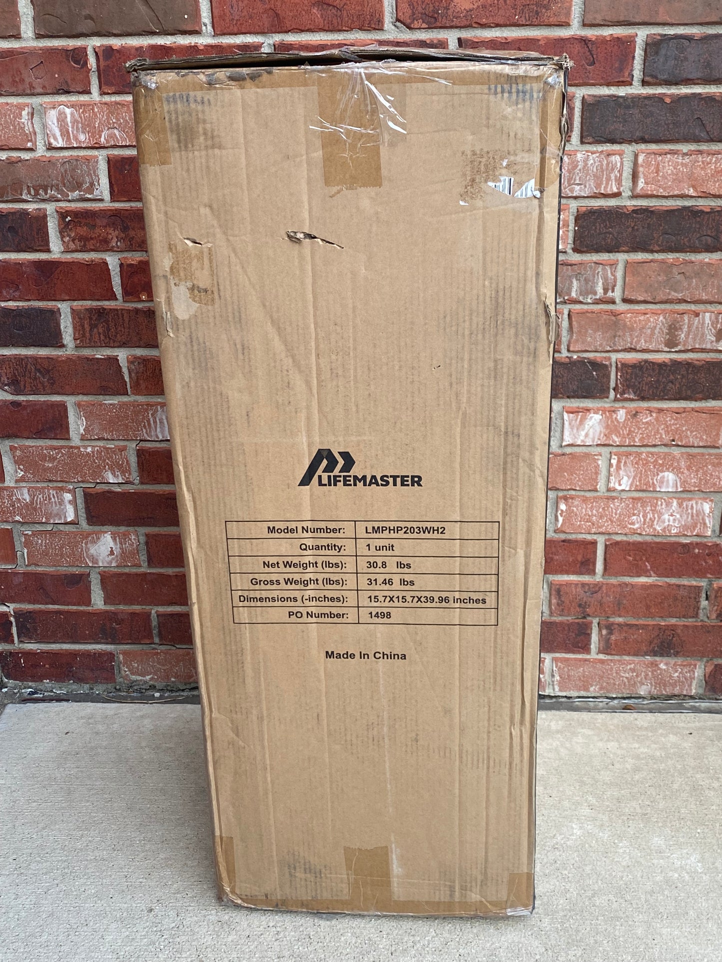 New (Set Of 2) Lifemaster 30” Heavy-Duty Indoor/Outdoor Large Planters, White
