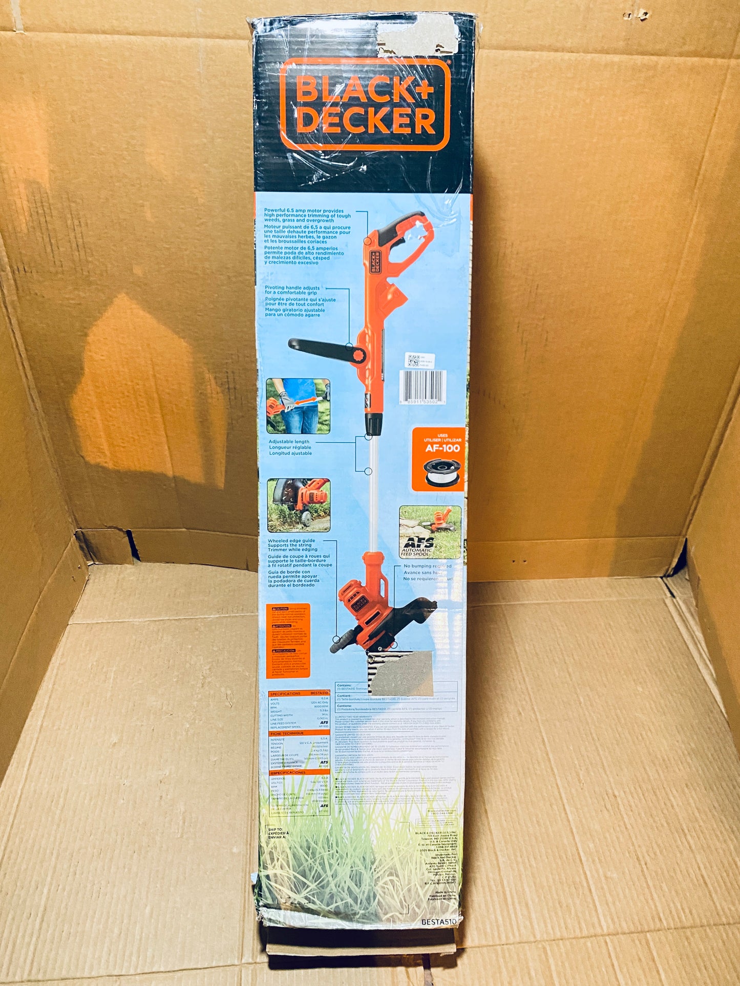 New Other Black & Decker 2In1 Auto Feed 6.5 Amp 14” Lawn Edger/String Trimmer