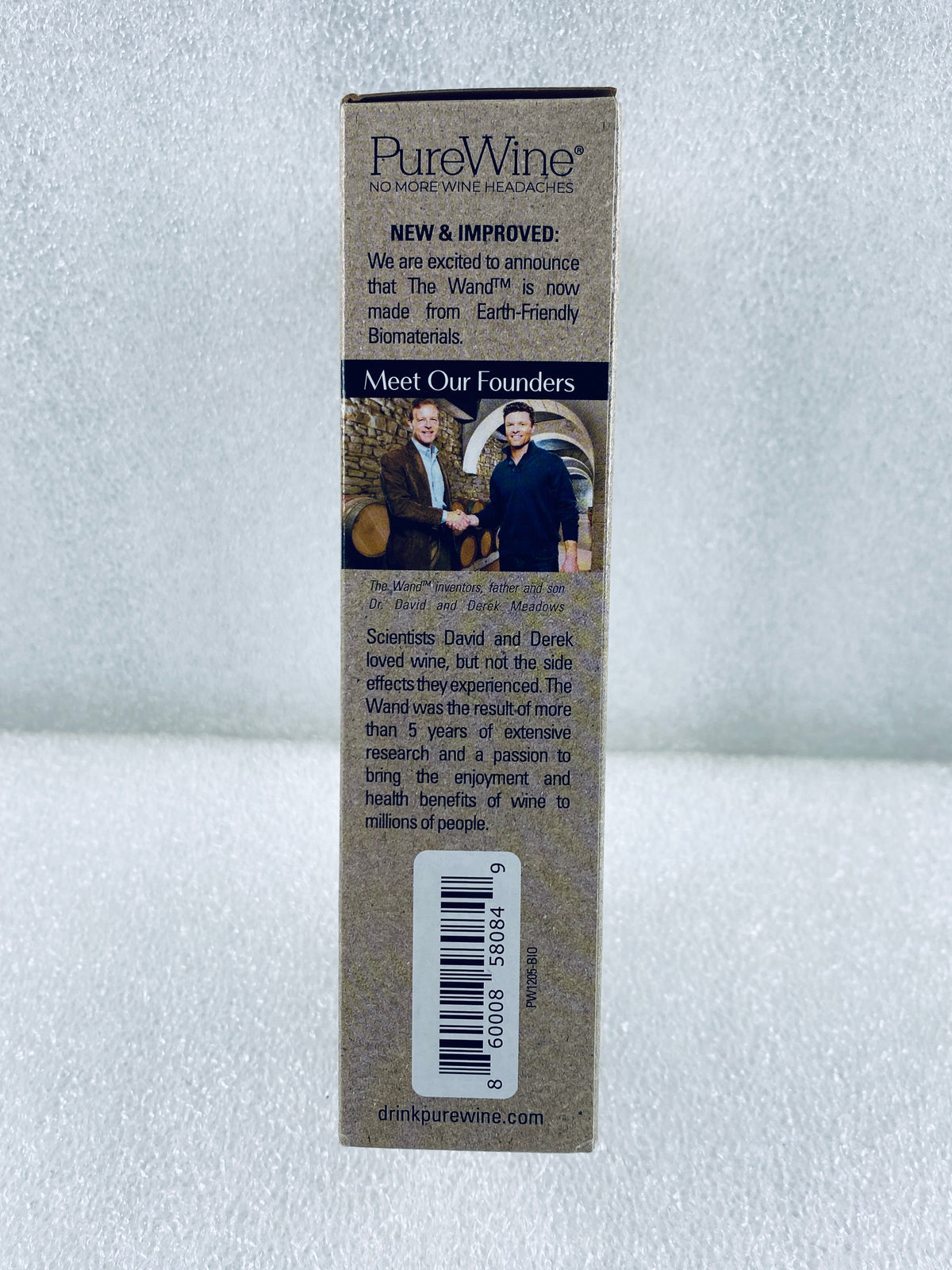 Set Of 8 - New PureWine The Wand ECO-FRIENDLY Wine Purifier 8-Pack, White