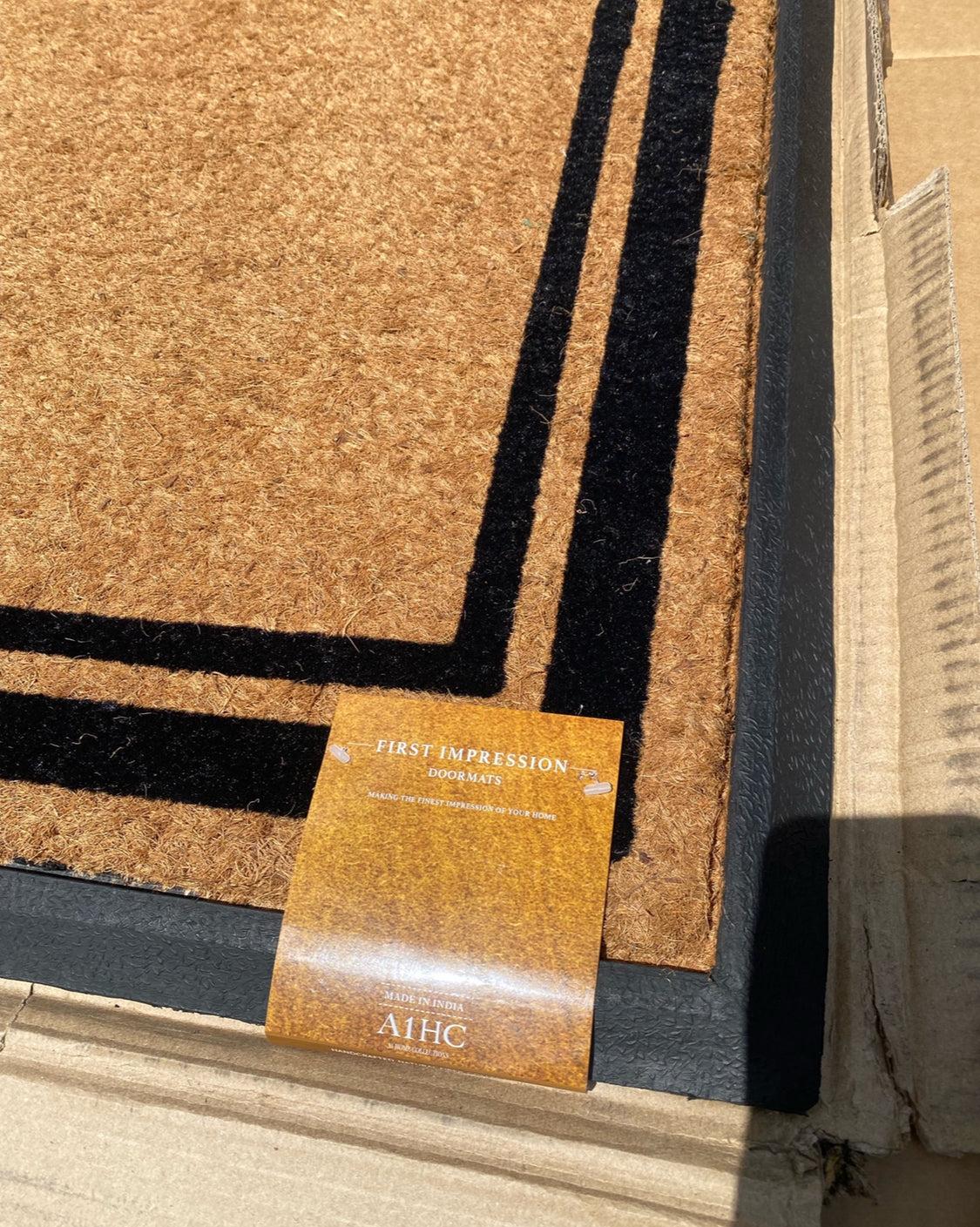New Other A1HC 30”x48” Coir Double Border Monogrammed Outdoor Non-Slip Door Mat