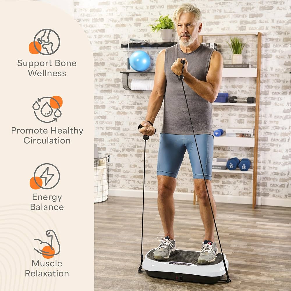 New Other Lifepro Waver Mini Vibration Plate Exercise Machine, White
