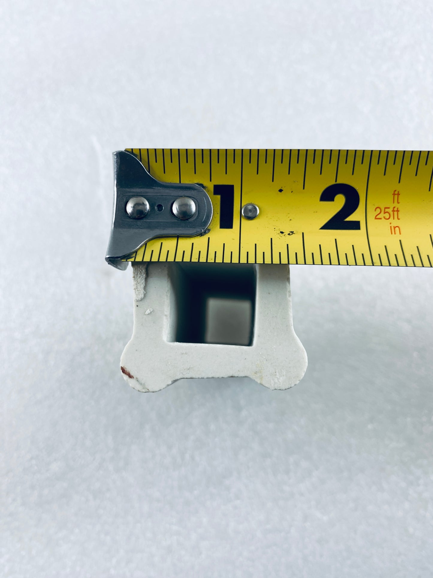 Lot Of 4 - Kiln Approx. 4" Tall x 1 1/2" Wide Squared End Posts