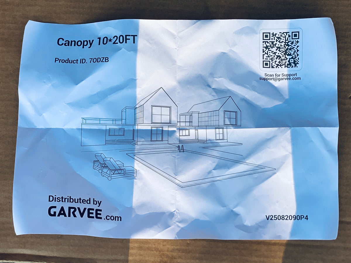 New Other Garvee 10'x20' Outdoor Waterproof Height Adjustable Pop-Up Canopy Tent