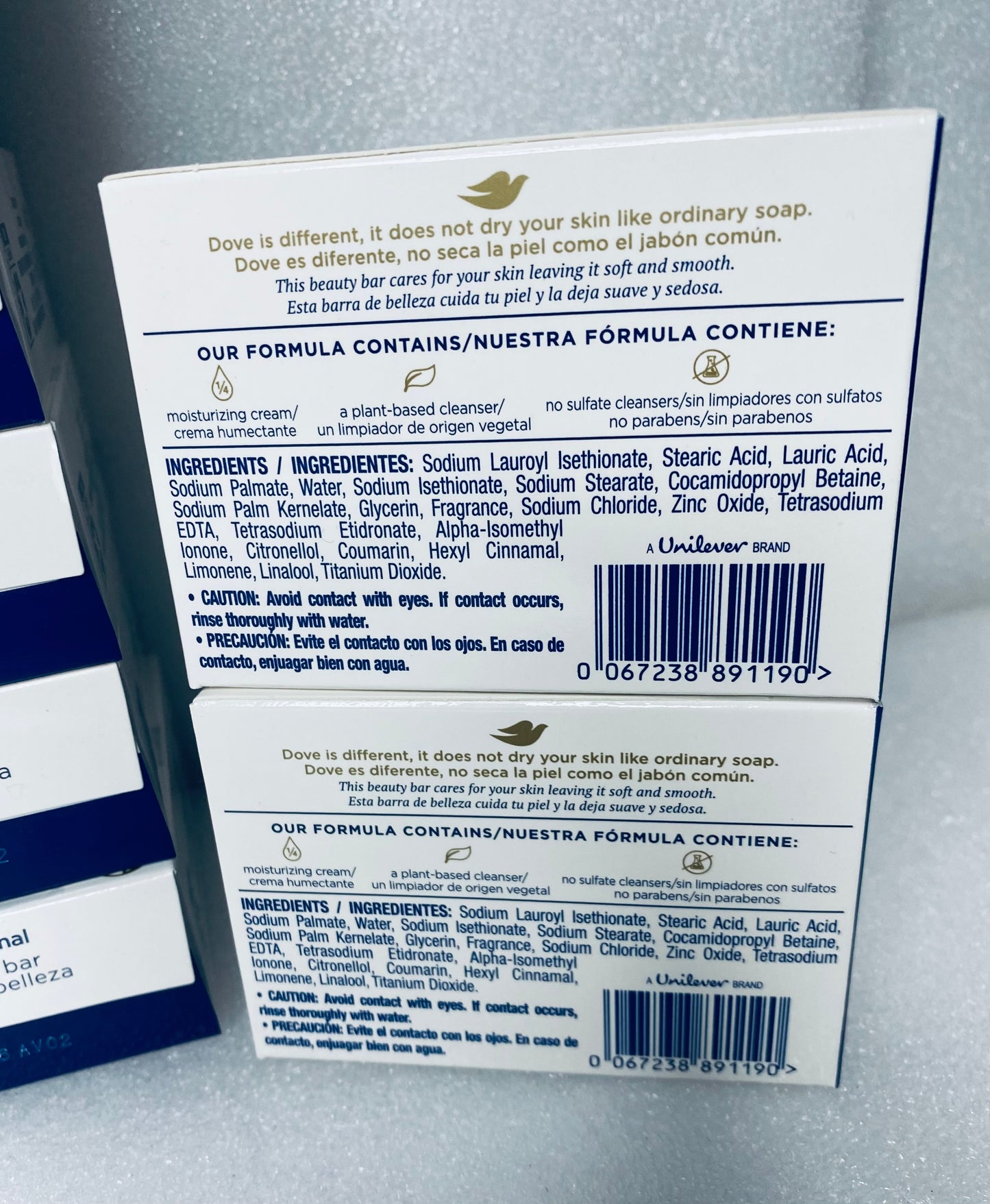 Lot Of 24 - New Dove Original Beauty Bar With Deep Moisture Soap, 4.75 oz Each